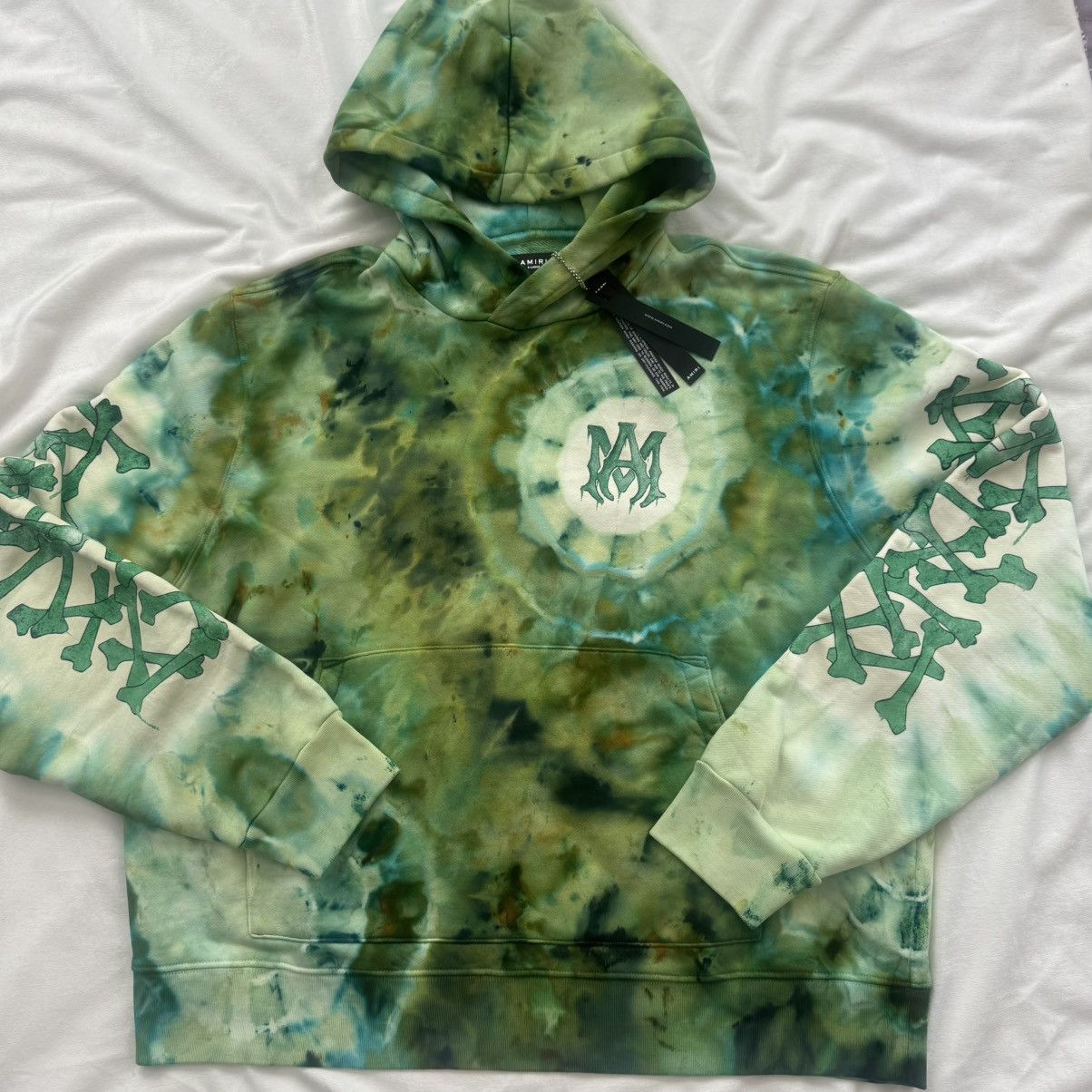 Amiri Amiri Tie Dye Bones Hoodie Size US XL / EU 56 / 4 - 1 Thumbnail