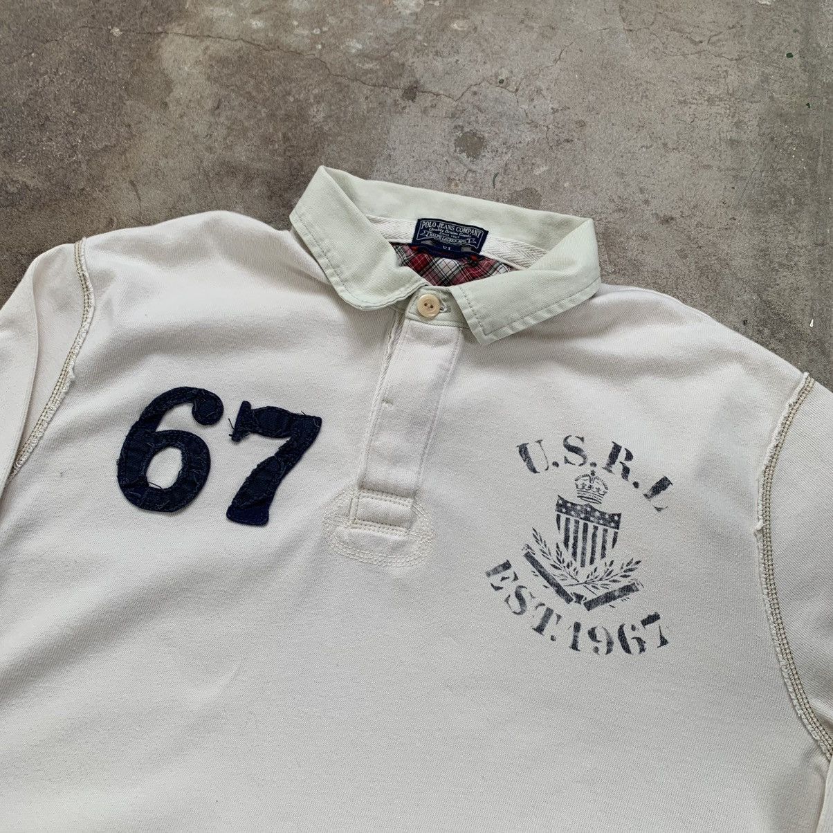 Polo Ralph Lauren Vintage Polo Ralph Lauren Rugby Longsleeve Kanye West Size US XL / EU 56 / 4 - 6 Thumbnail
