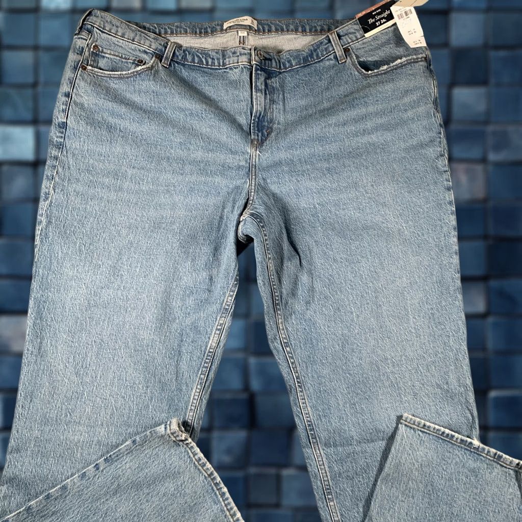Abercrombie & Fitch Abercrombie & Fitch Jeans Womens 37 Long Blue High Rise 90s Relaxed Curve Love Size 25" / US 0 / IT 36 - 1 Thumbnail