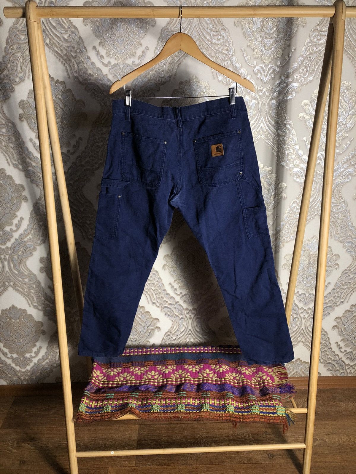 Carhartt Wip × Vintage VERY RARE CARHARTT WORK IN PROGRESS LINCOLN DOUBLE KNEE PANT Size US 33 - 1 Thumbnail
