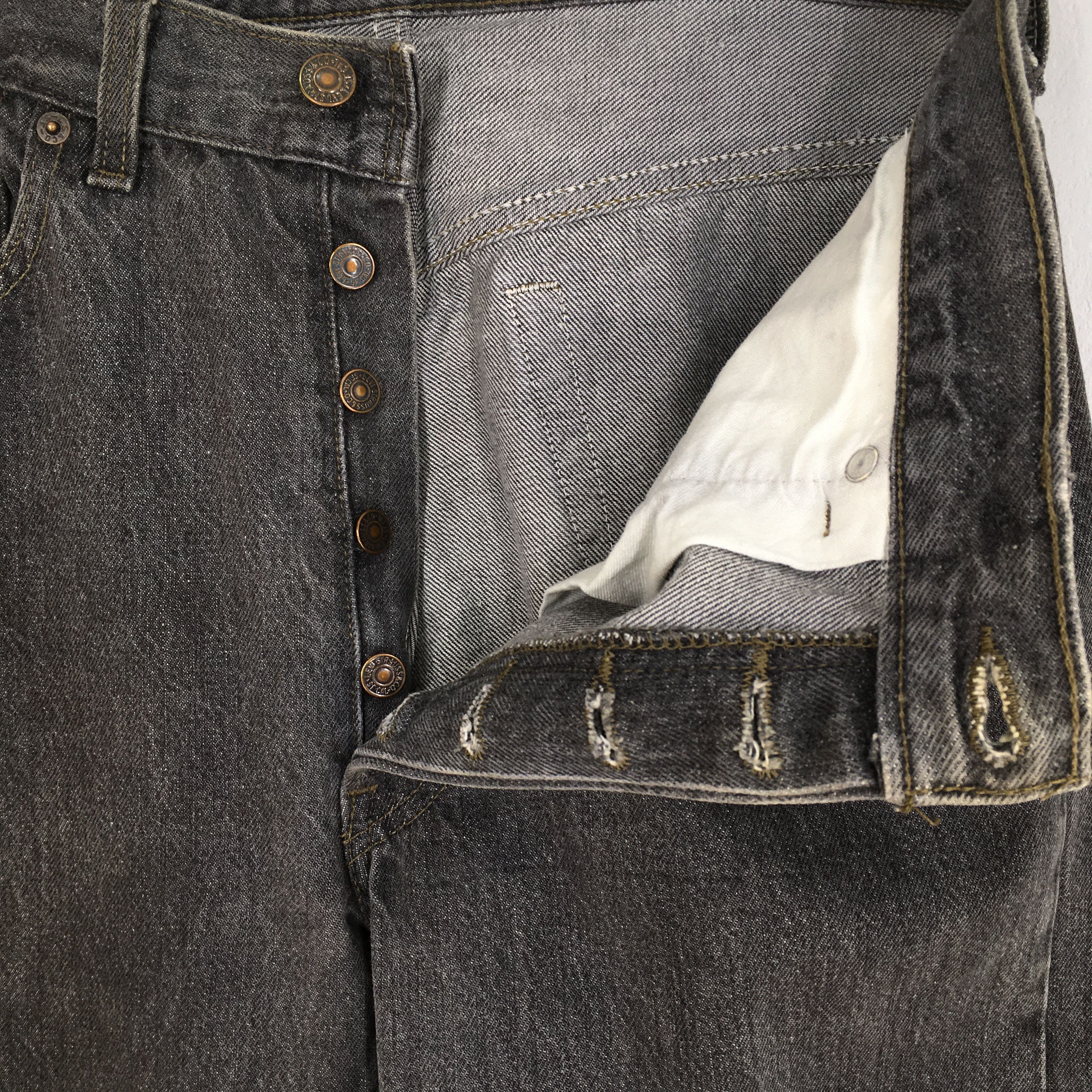 Levi's Size 31x27 Vintage Levi's 501 Gray Jeans Release Jeans S1637 Size US 31 - 5 Thumbnail
