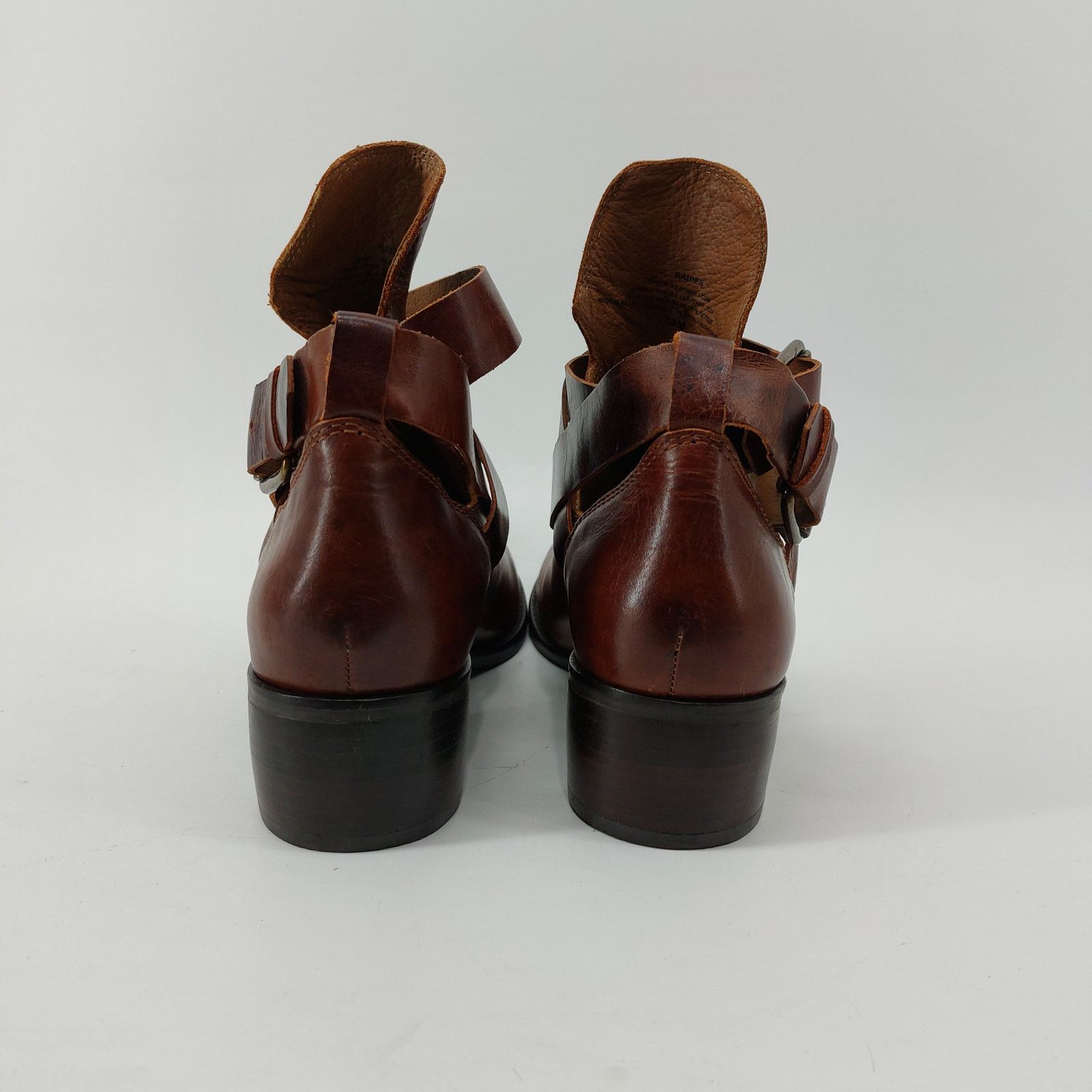 Matisse Matisse Raider Booties Made In Brazil US 10 M Leather Buckle Size US 10 / IT 40 - 4 Thumbnail