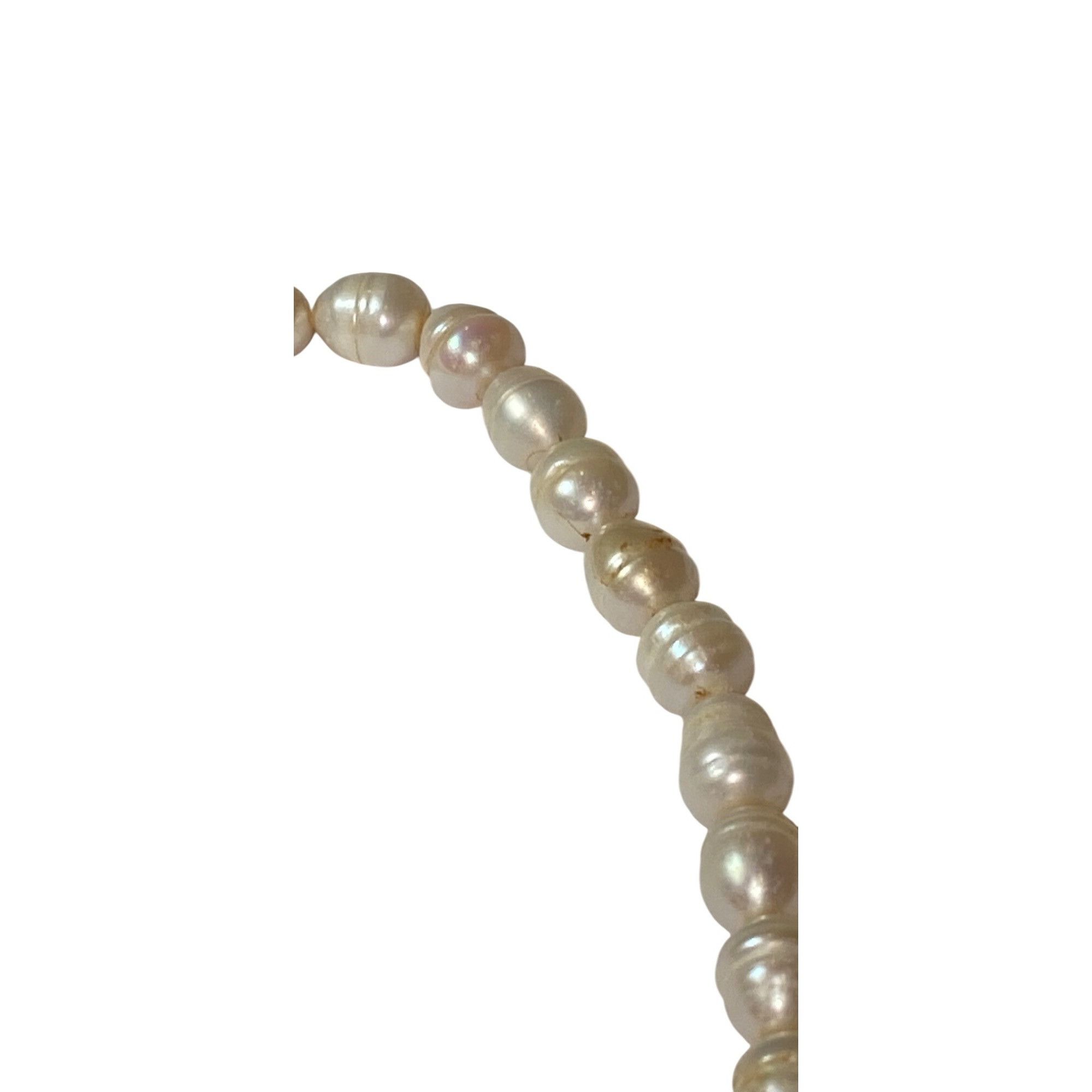 Other Freshwater Genuine Pearl Necklace W/Gold-Plated Clasp - 18" Size ONE SIZE - 3 Thumbnail