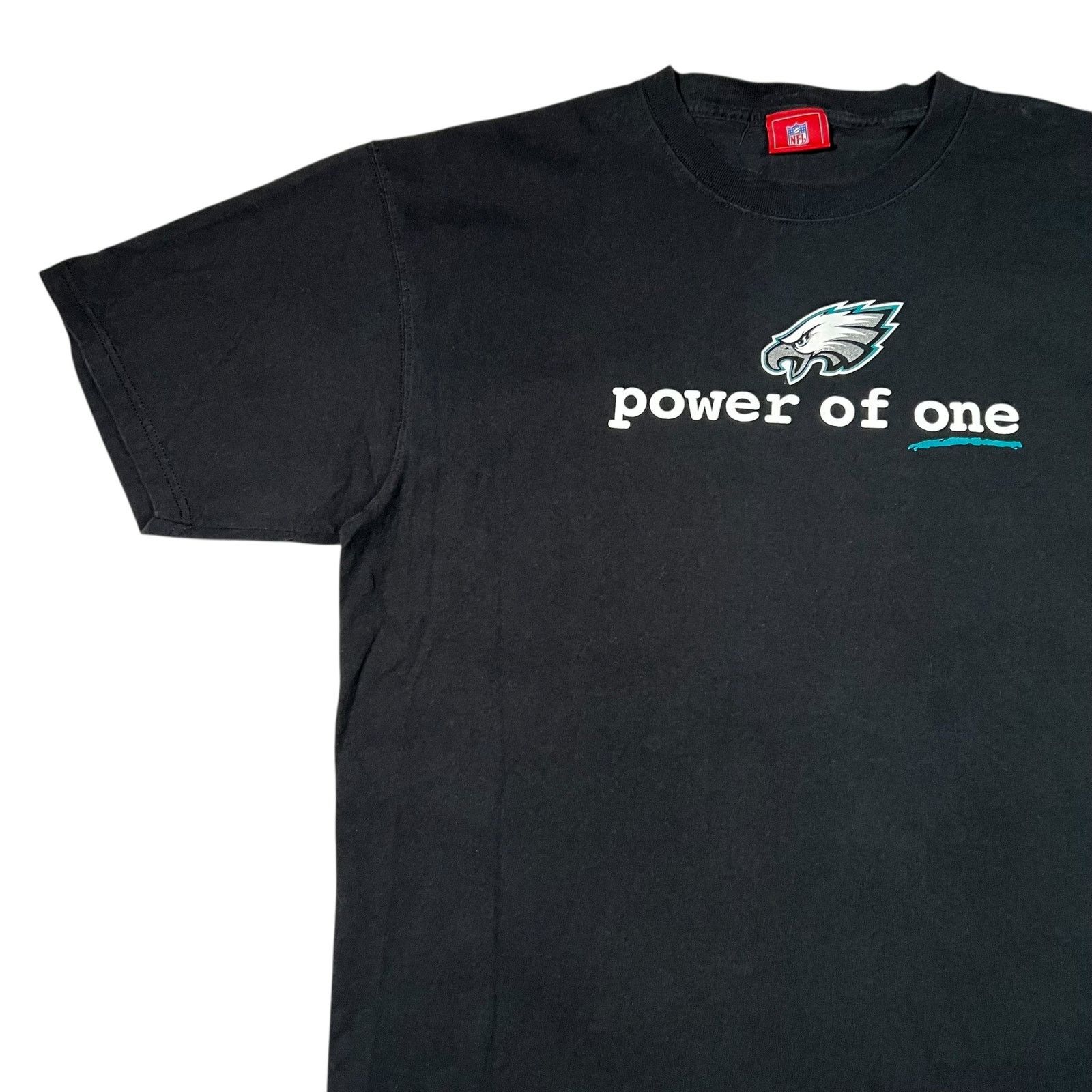 NFL × Vintage Vintage Y2K Philadelphia Eagles NFL power of one tee (XL) Size US XL / EU 56 / 4 - 4 Thumbnail