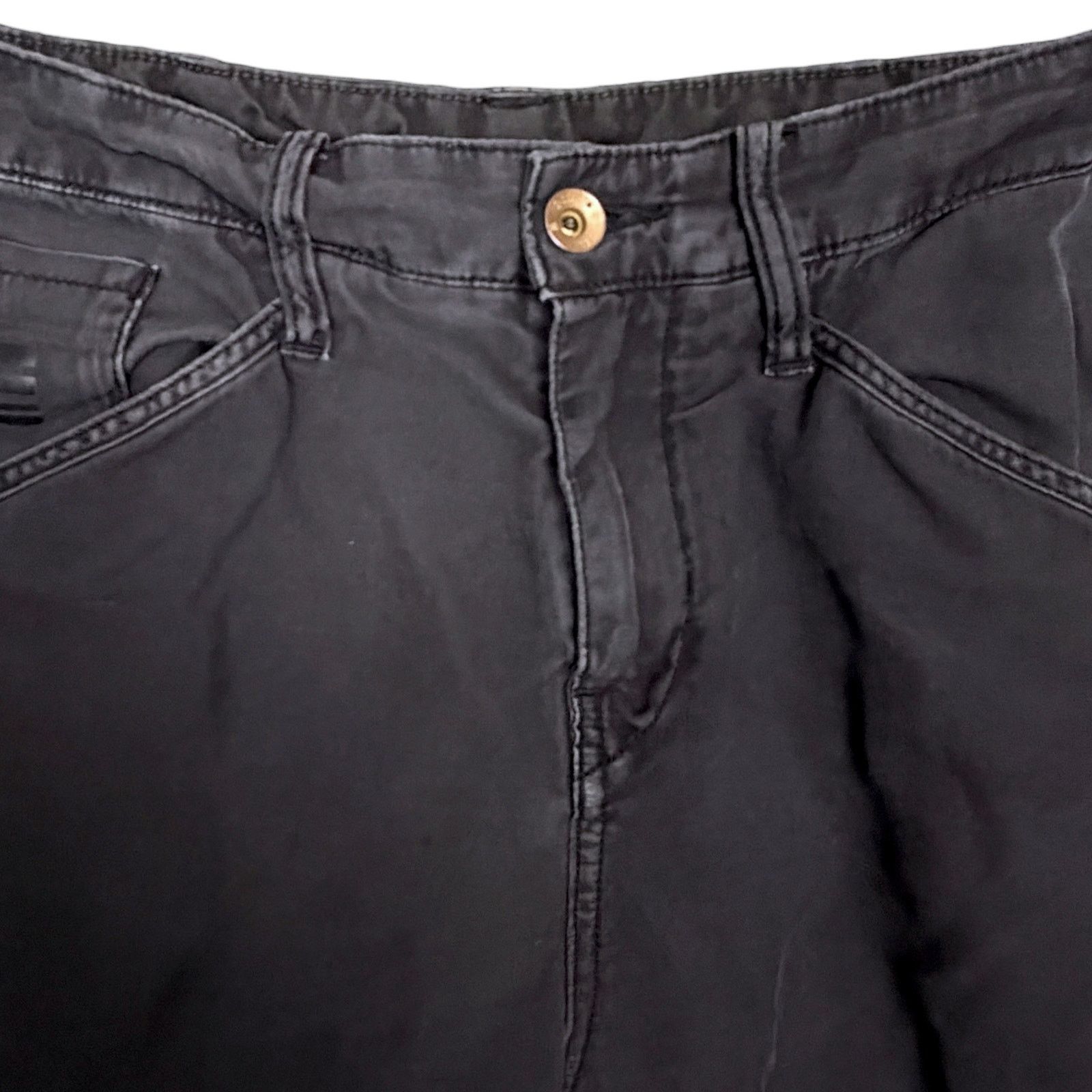G-Star G-Star Raw Loose Tapered Women's 27x27 Dark Gray Cargo Pants Size 27" / US 4 / IT 40 - 4 Thumbnail