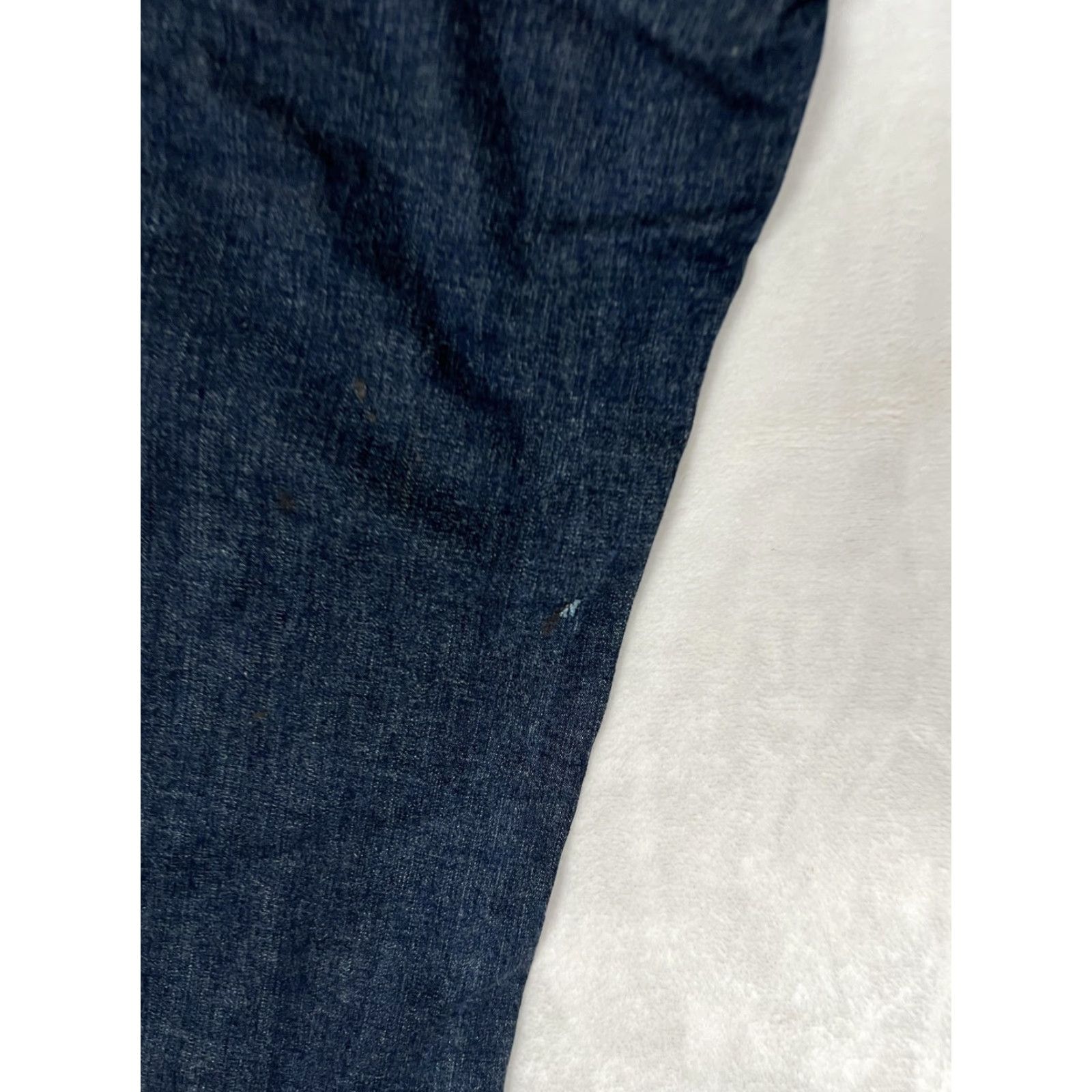 Lee Lee Jeans Womens 10 Petite Blue Dark Wash Straight Leg Comfort Stretch Denim Jeans Size 32" / US 10 / IT 46 - 7 Thumbnail