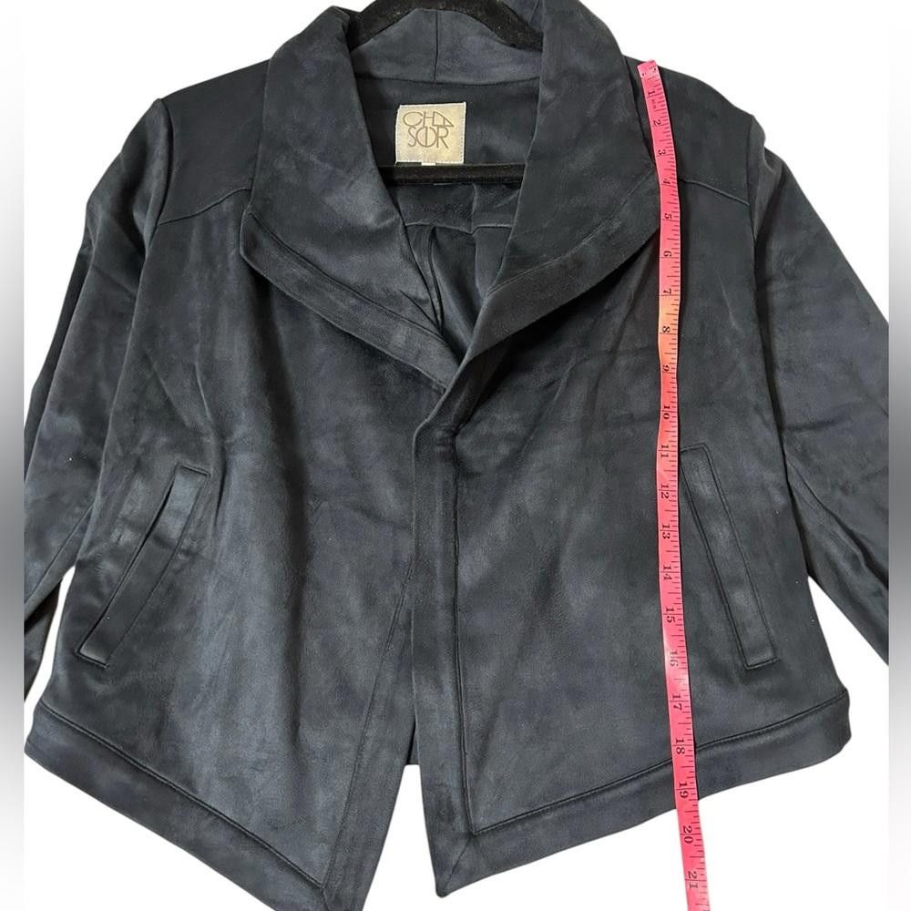 Chase Authentics Chaser I NWOT Faux Suede Open Front Jacket Small Size S / US 4 / IT 40 - 6 Thumbnail