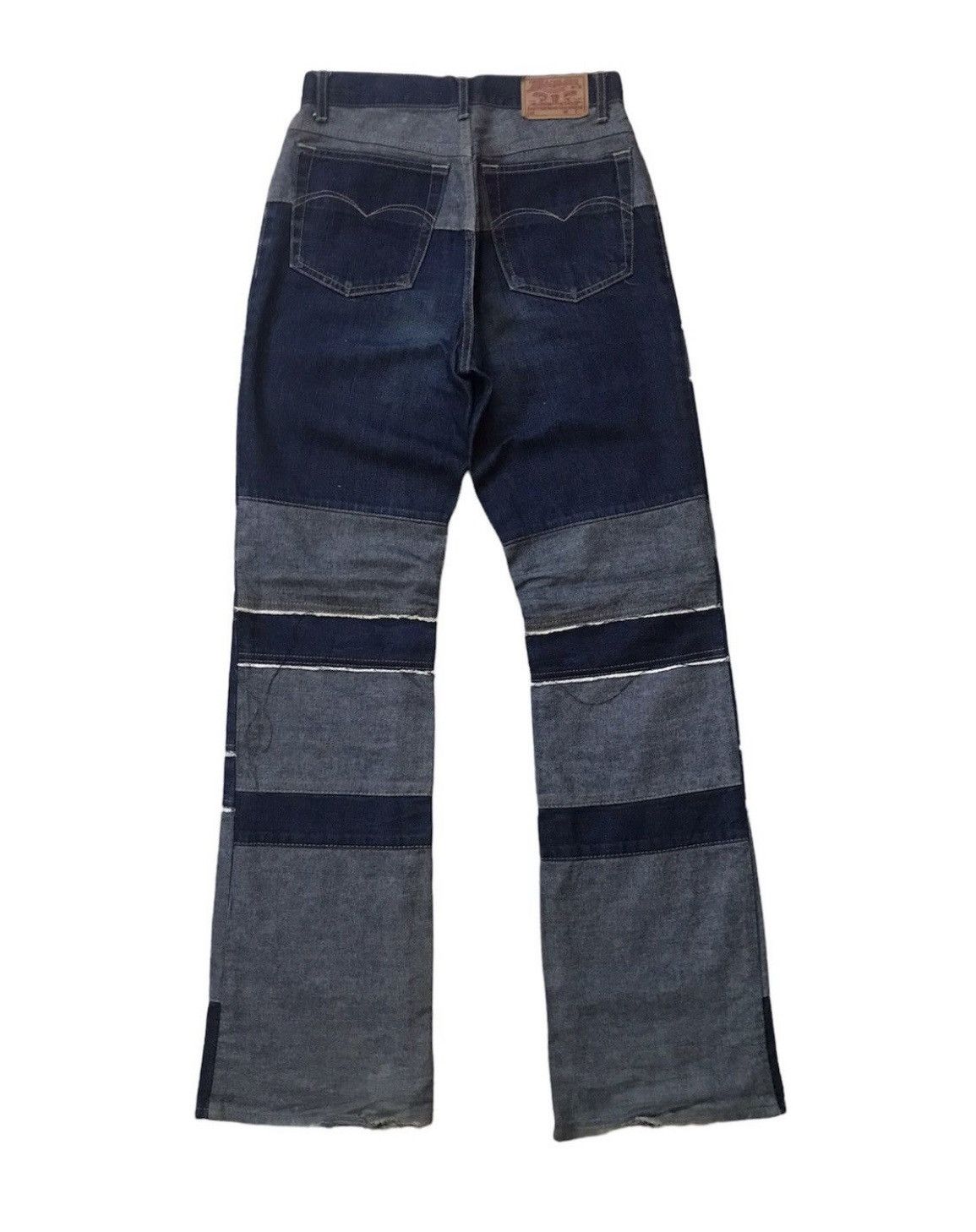 Hysteric Glamour 💥Flare Japanese Patchwork Hagi Denim Size 26" / US 2 / IT 38 - 3 Thumbnail