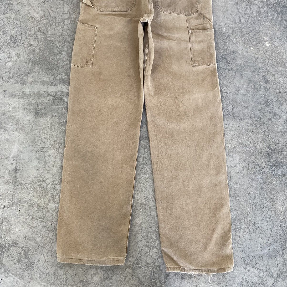 Carhartt VTG Carhartt Double Knee Faded Tan Dirty Carpenter Pants Size US 36 / EU 52 - 17 Thumbnail