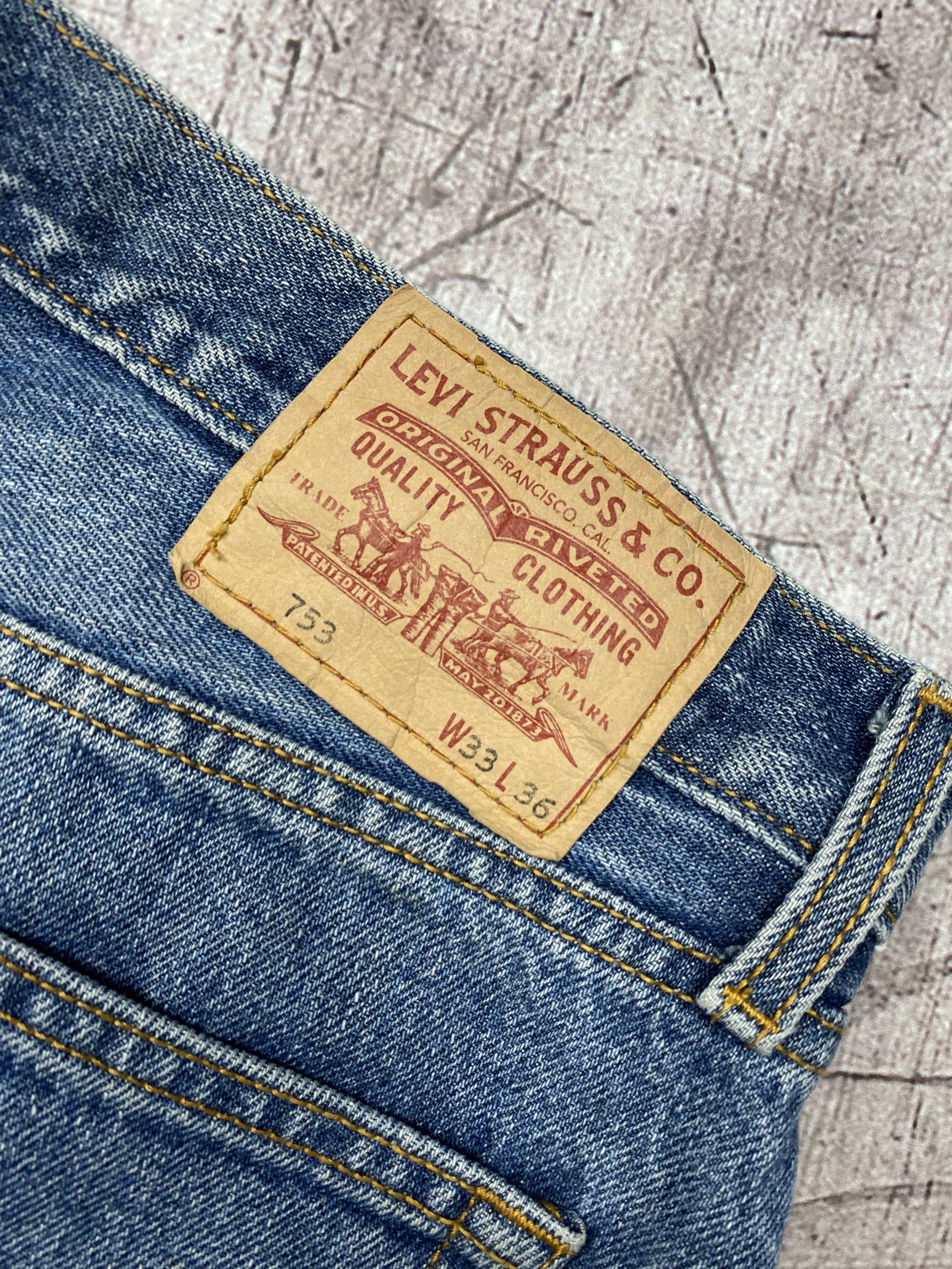 Levi's × Levi's Vintage Clothing Levi's 753 Vintage jeans denim pants Size US 33 - 3 Thumbnail