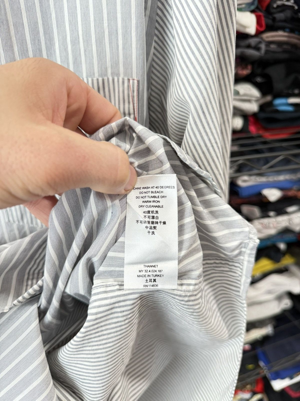 Reiss Striped Reiss Shirt Button Up Luxury Size US S / EU 44-46 / 1 - 7 Thumbnail
