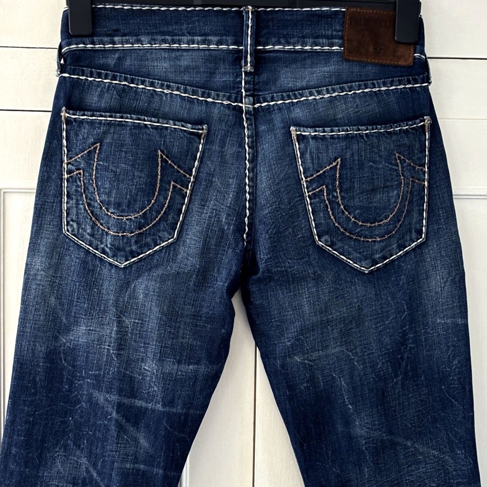 True Religion VINTAGE True Religion Geno No Flap Cable Stitch Jeans W29” L34” Relaxed Slim Mens Blue Size US 29 - 5 Thumbnail