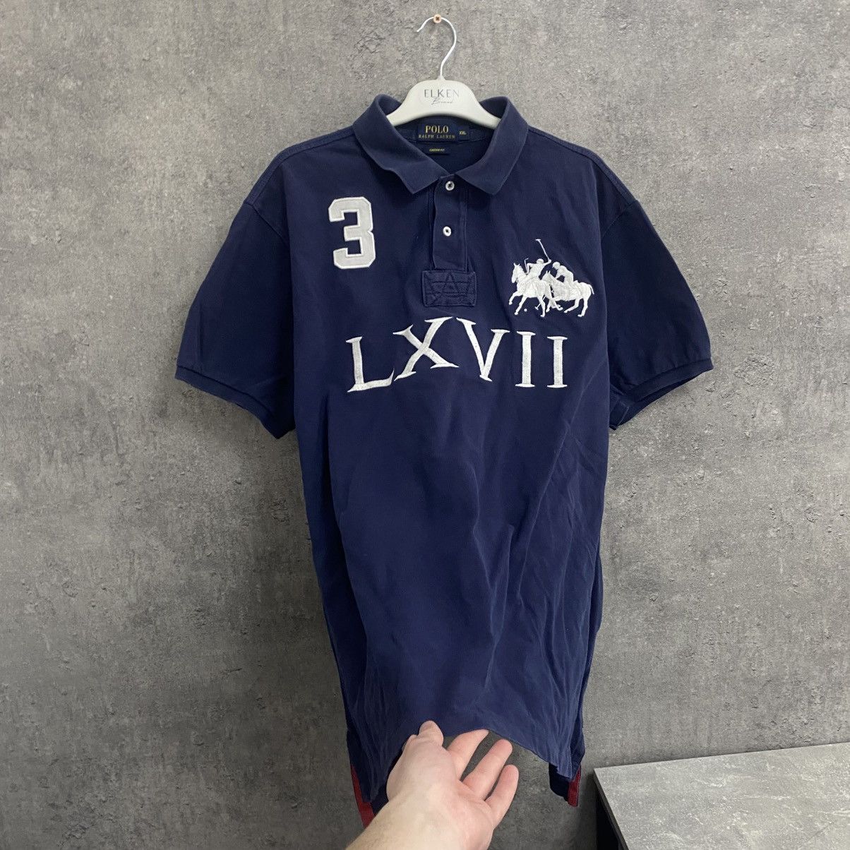 Polo Ralph Lauren Polo Ralph Lauren LXVII #3 Vintage Big Pony Polo T-Shirt 90s Size US XXL / EU 58 / 5 - 2 Thumbnail