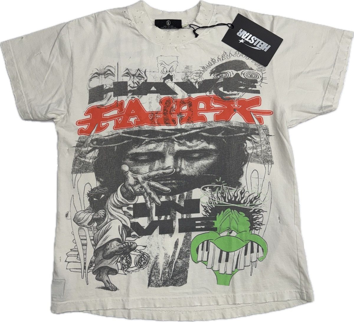 HELLSTAR Hellstar Have Faith T-shirt Size US XS / EU 42 / 0 - 1 Thumbnail