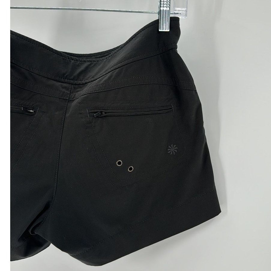 Athleta Athleta black button and tie waist swim outdoors shorts Size 28" / US 6 / IT 42 - 6 Thumbnail