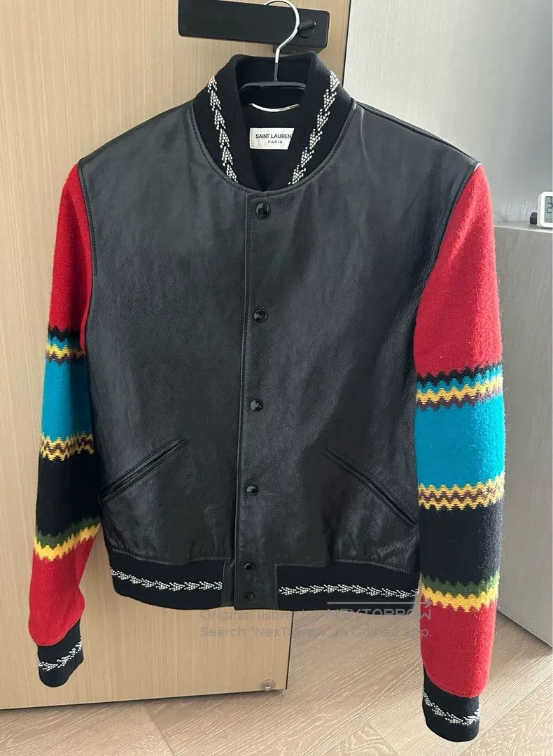Saint Laurent Paris Saint Laurent Paris Patchwork Jacket Size US S / EU 44-46 / 1 - 1 Thumbnail