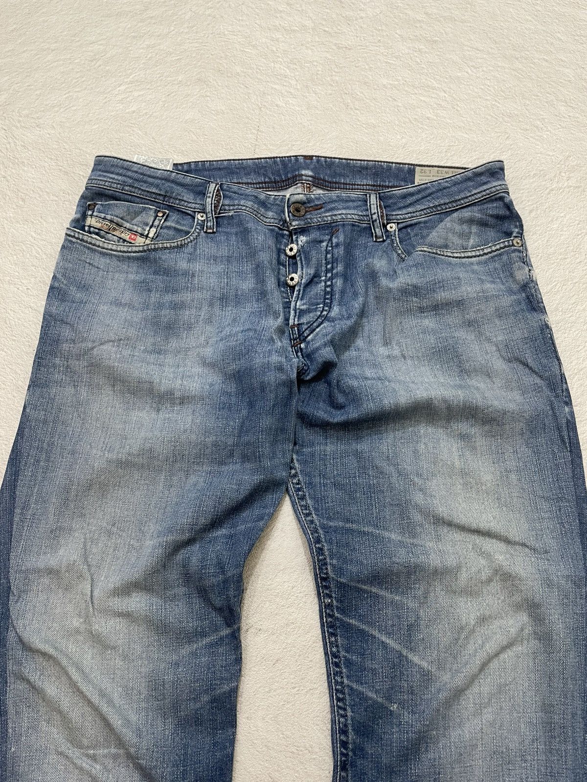 Diesel Diesel Industry Vintage Denim Button Fly Mudwash Jeans y2K Size US 35 - 3 Thumbnail