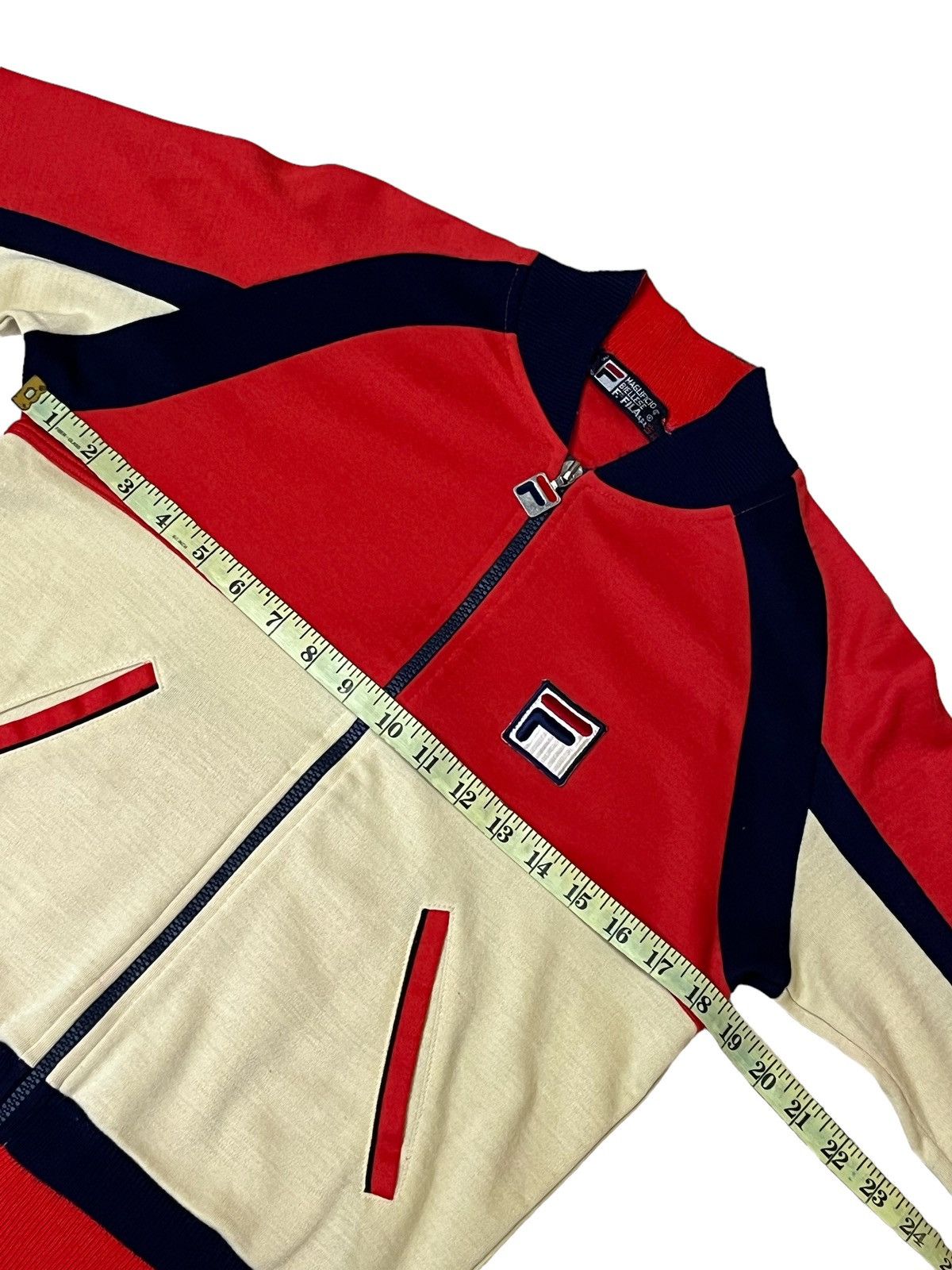 Fila RARE🔥VINTAGE 80s FILA ‘MAGLIFICIO BIELLESE’ TRACK TOP Size US S / EU 44-46 / 1 - 10 Thumbnail