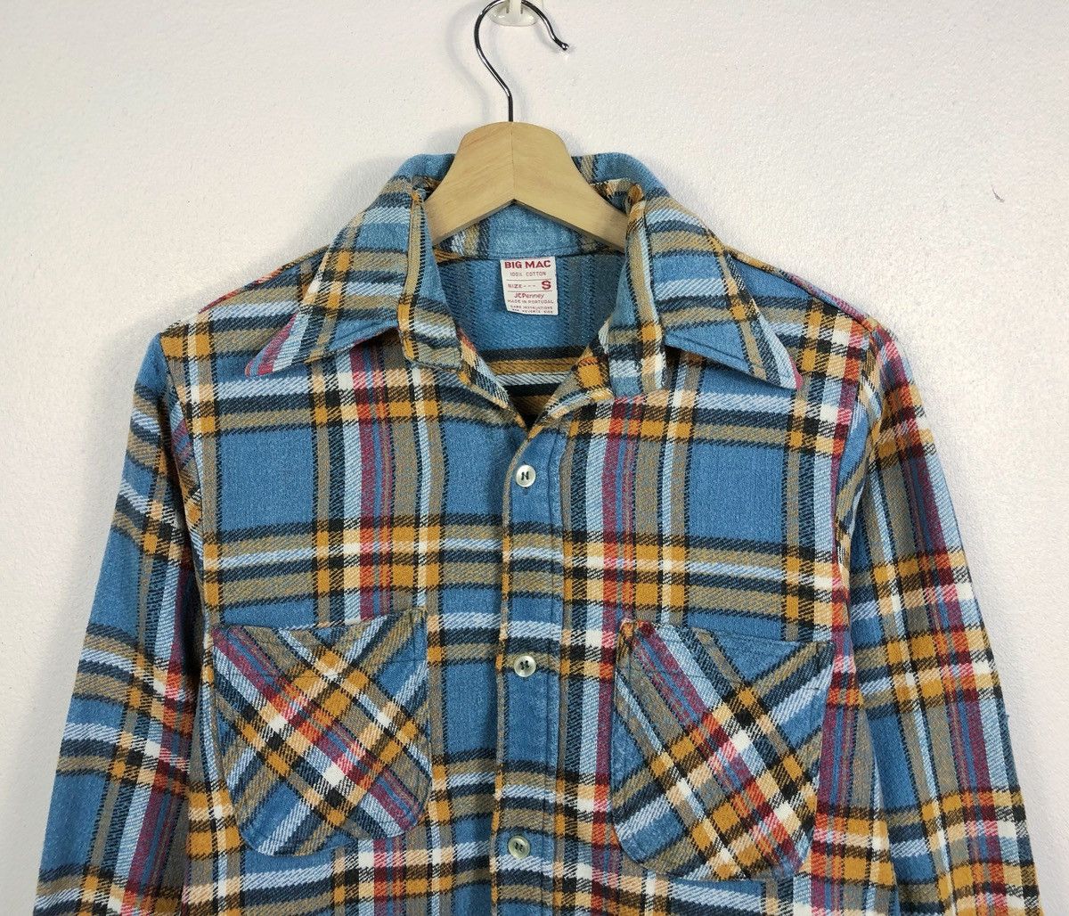 Big Mac Rare Vintage Big Mac X JC Penney Flannel Button Ups Shirt Size US S / EU 44-46 / 1 - 2 Thumbnail