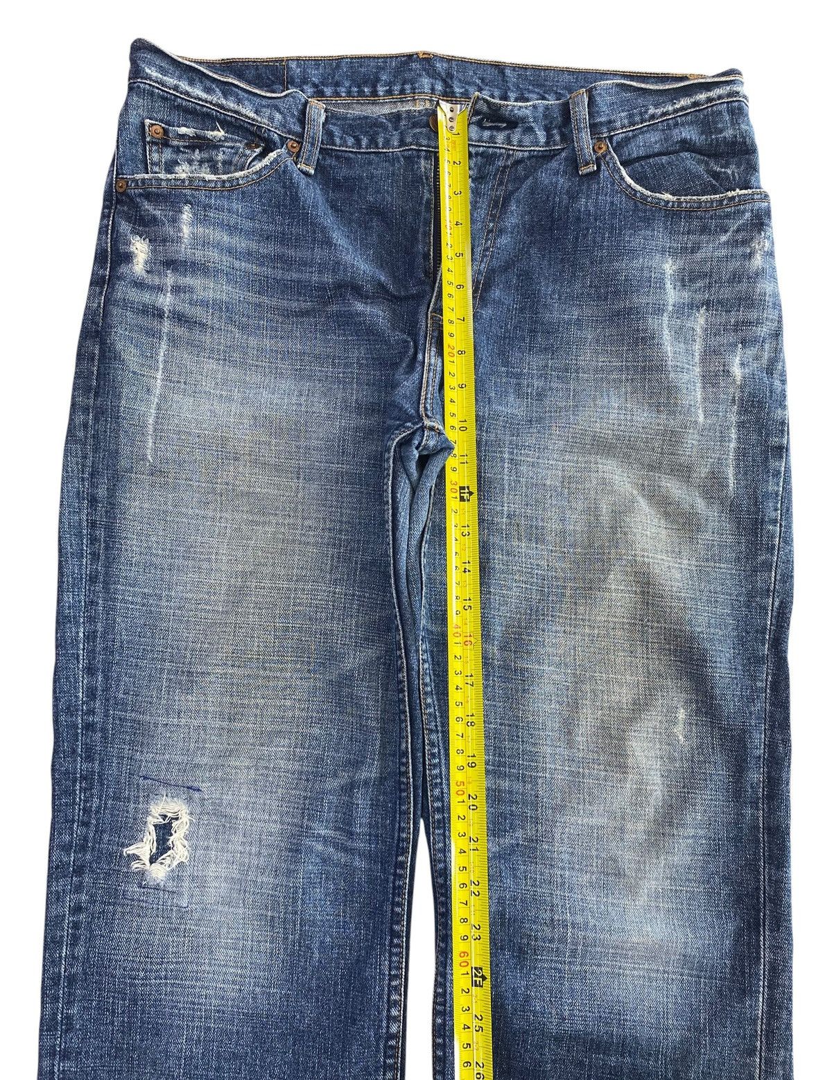Levi's Levi’s Ripped Faded Wash Style Loose Jeans Size US 36 / EU 52 - 6 Thumbnail