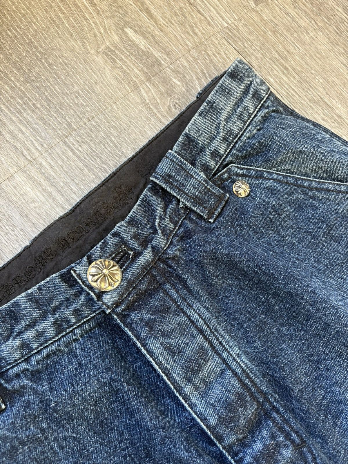Chrome Hearts Chrome Hearts Blue Turbo Carpenters Size US 32 / EU 48 - 5 Thumbnail