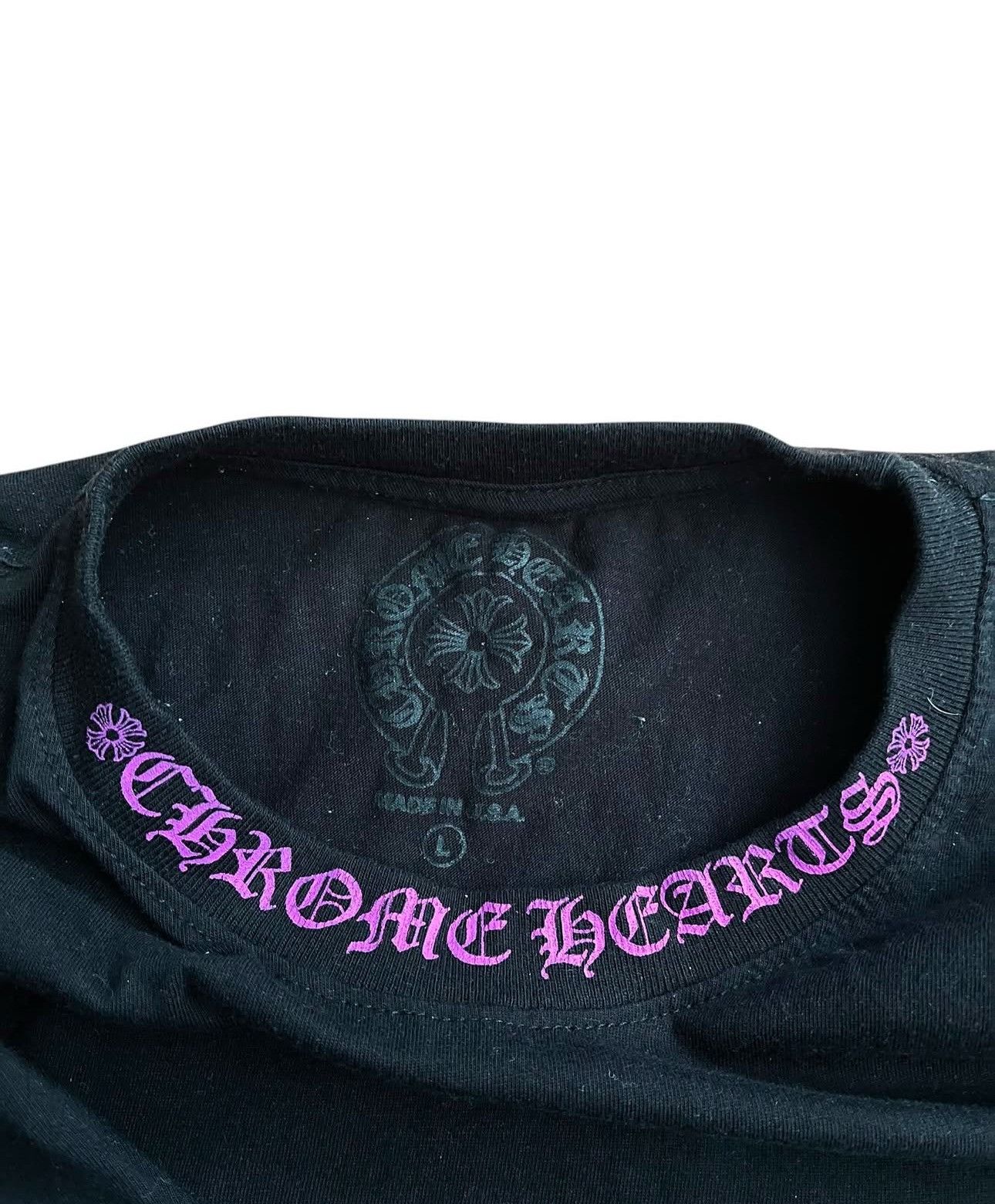 Chrome Hearts Chrome Hearts long sleeve rare purple neck scroll Size US L / EU 52-54 / 3 - 5 Thumbnail