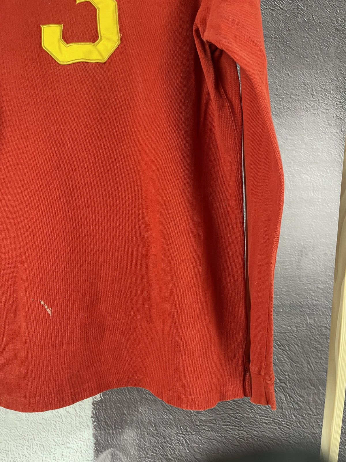 Polo Ralph Lauren Polo Ralph Lauren vintage Mercer Team distressed rugby polo Size US L / EU 52-54 / 3 - 13 Thumbnail