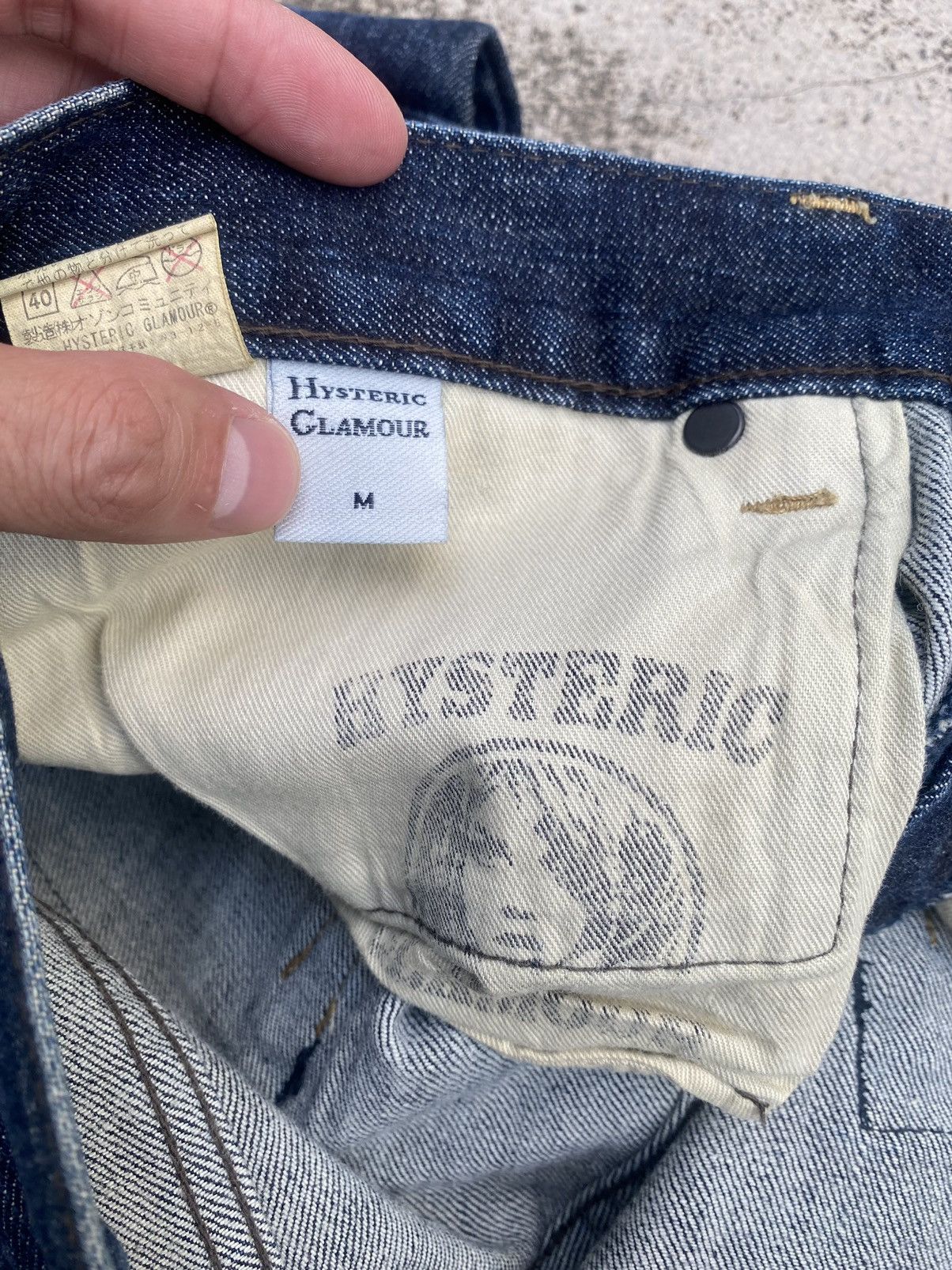 Hysteric Glamour × Japanese Brand Japanese Brand Hysteric Glamour Zipper Leg Skinny Size US 31 - 24 Thumbnail