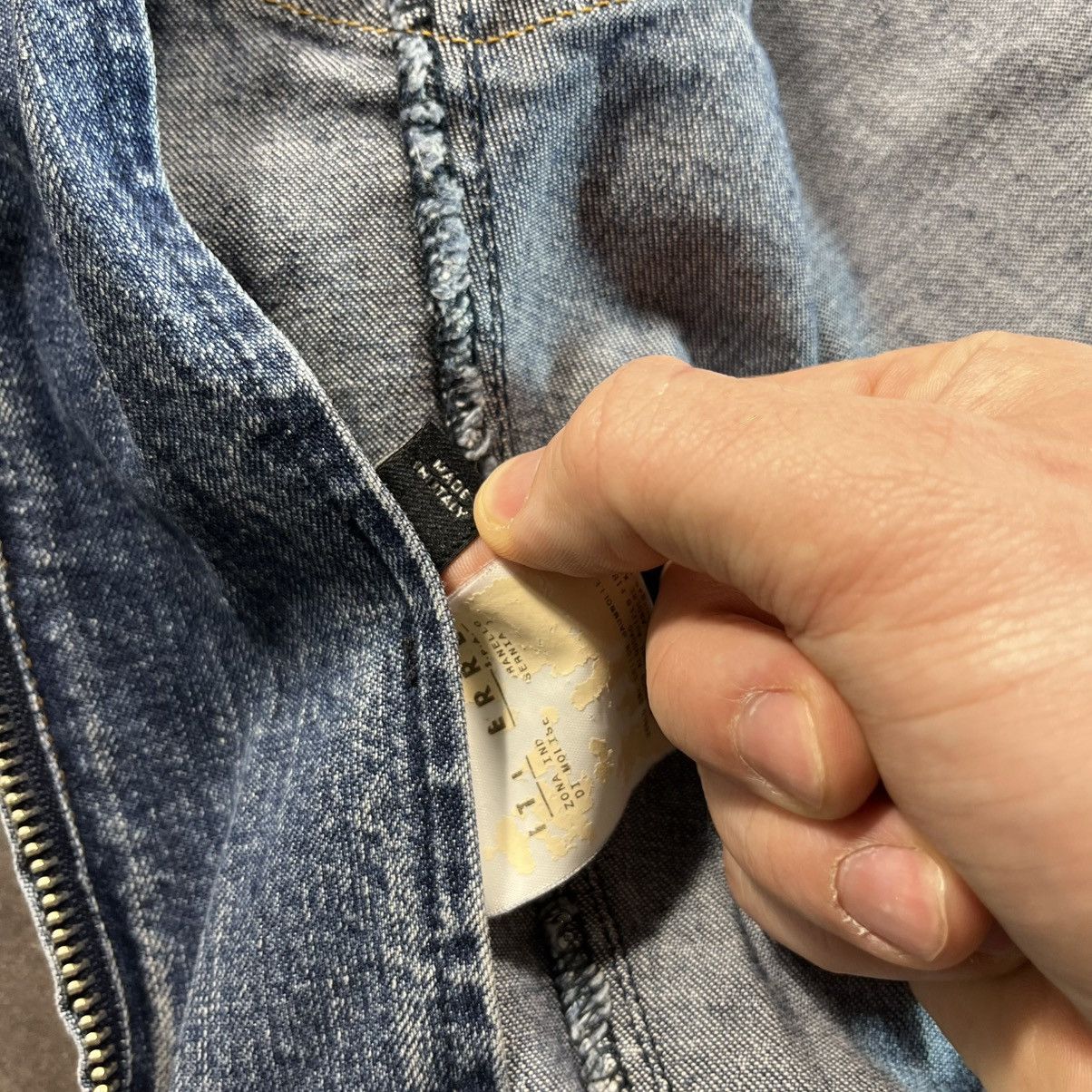Dolce & Gabbana Archive 2000s Dolce Gabbana D&G Denim Biker Zip Jacket Size US S / EU 44-46 / 1 - 14 Thumbnail
