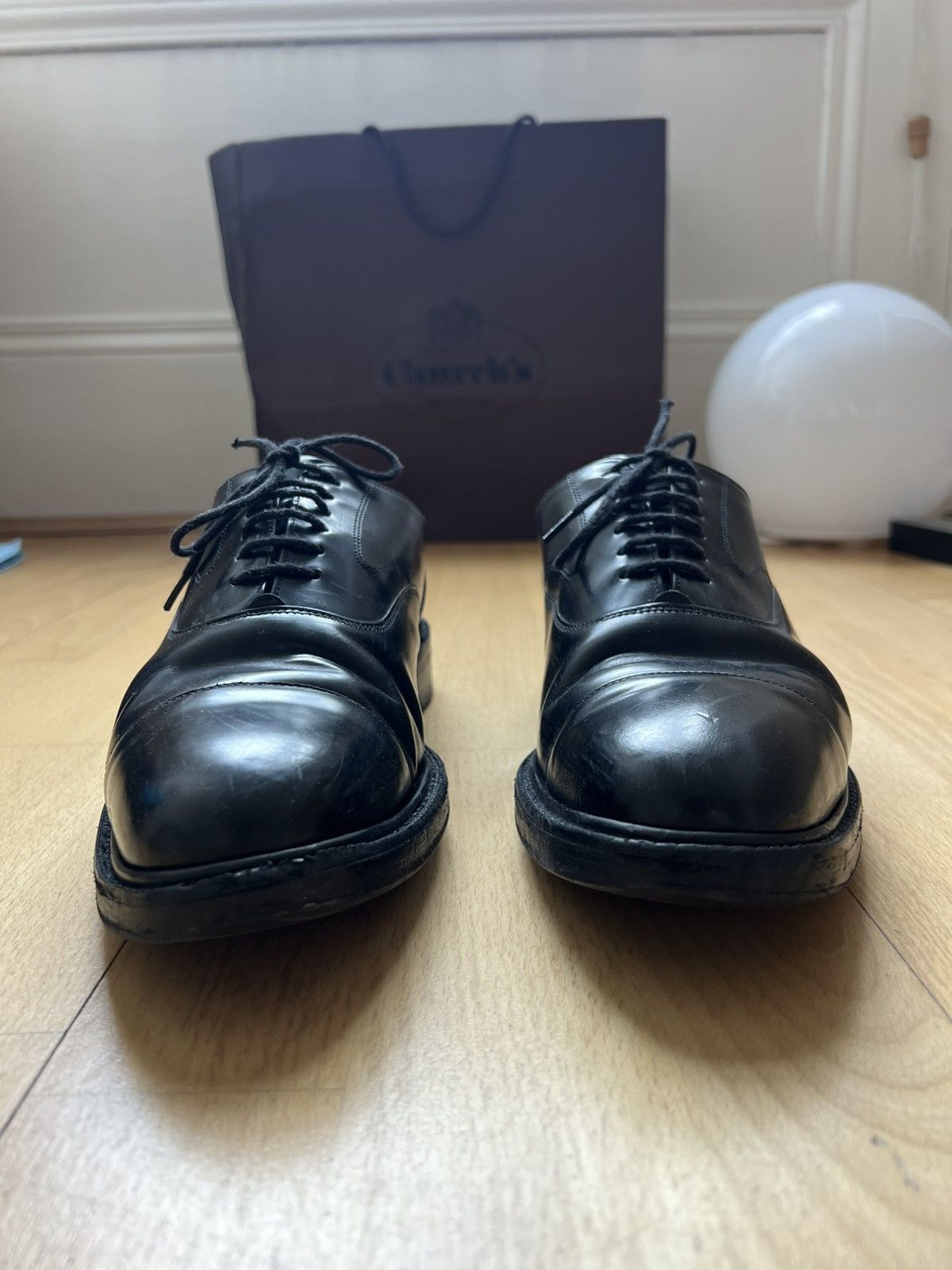 Church's Vintage Churchs black leather oxford Size US 9.5 / EU 42-43 - 2 Thumbnail