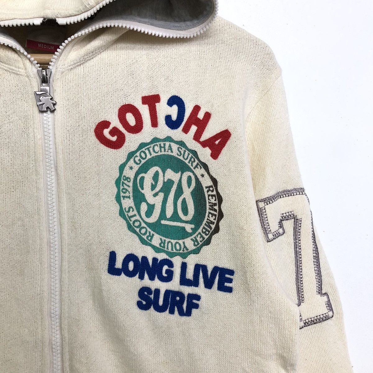 Gotcha GOTCHA LONG LIVE SURF FULLY ZIPPER HOODIE SWEATER Size US M / EU 48-50 / 2 - 4 Thumbnail