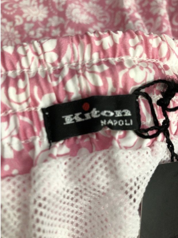 Kiton Kiton 🇮🇹 bohemian dusty rose resort pool swim trunks S NWT Size US 32 / EU 48 - 2 Thumbnail