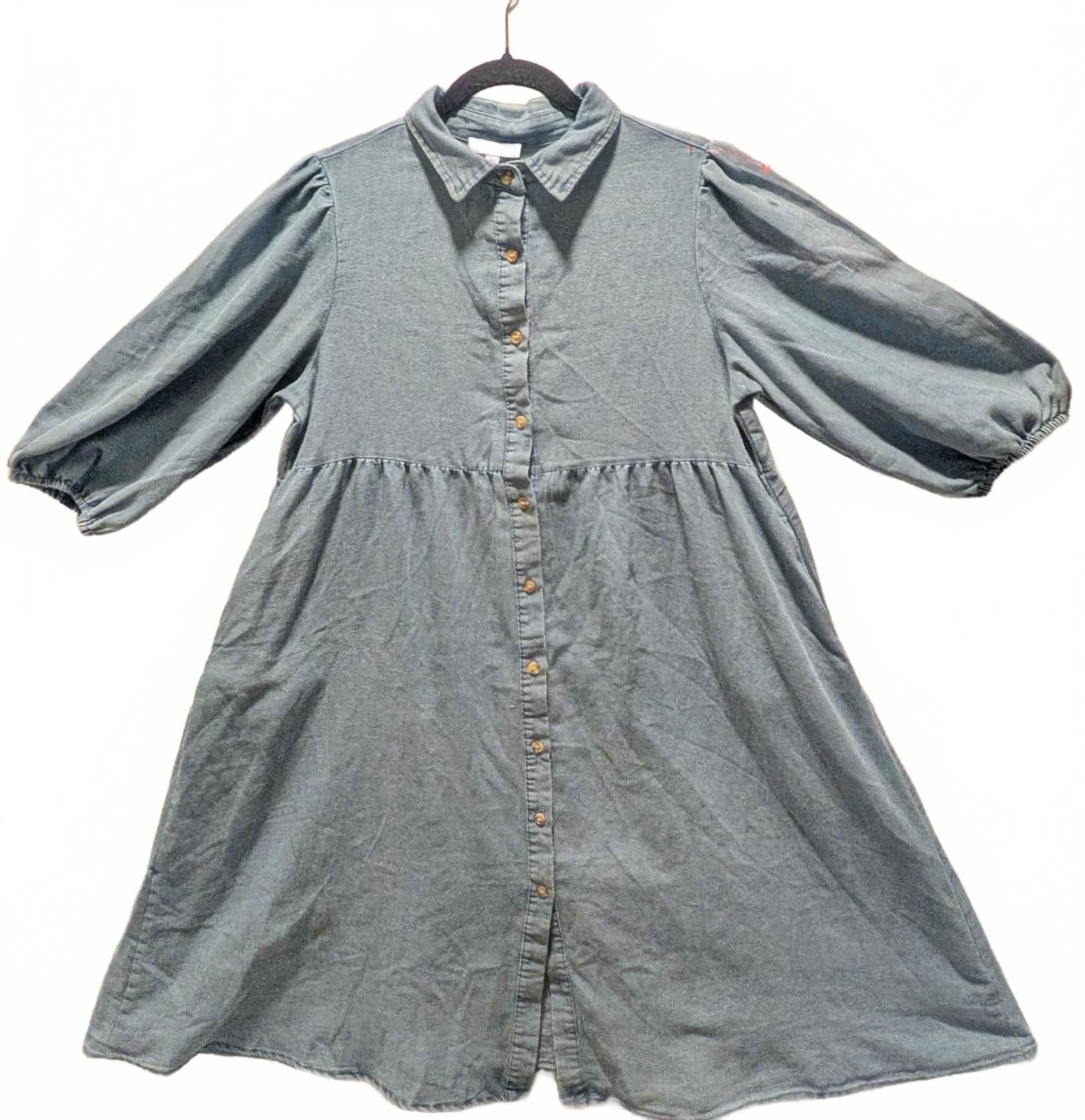 Other Baltic Born Chambray Baby Doll Dress NWT Blue Medium Size M / US 6-8 / IT 42-44 - 5 Thumbnail