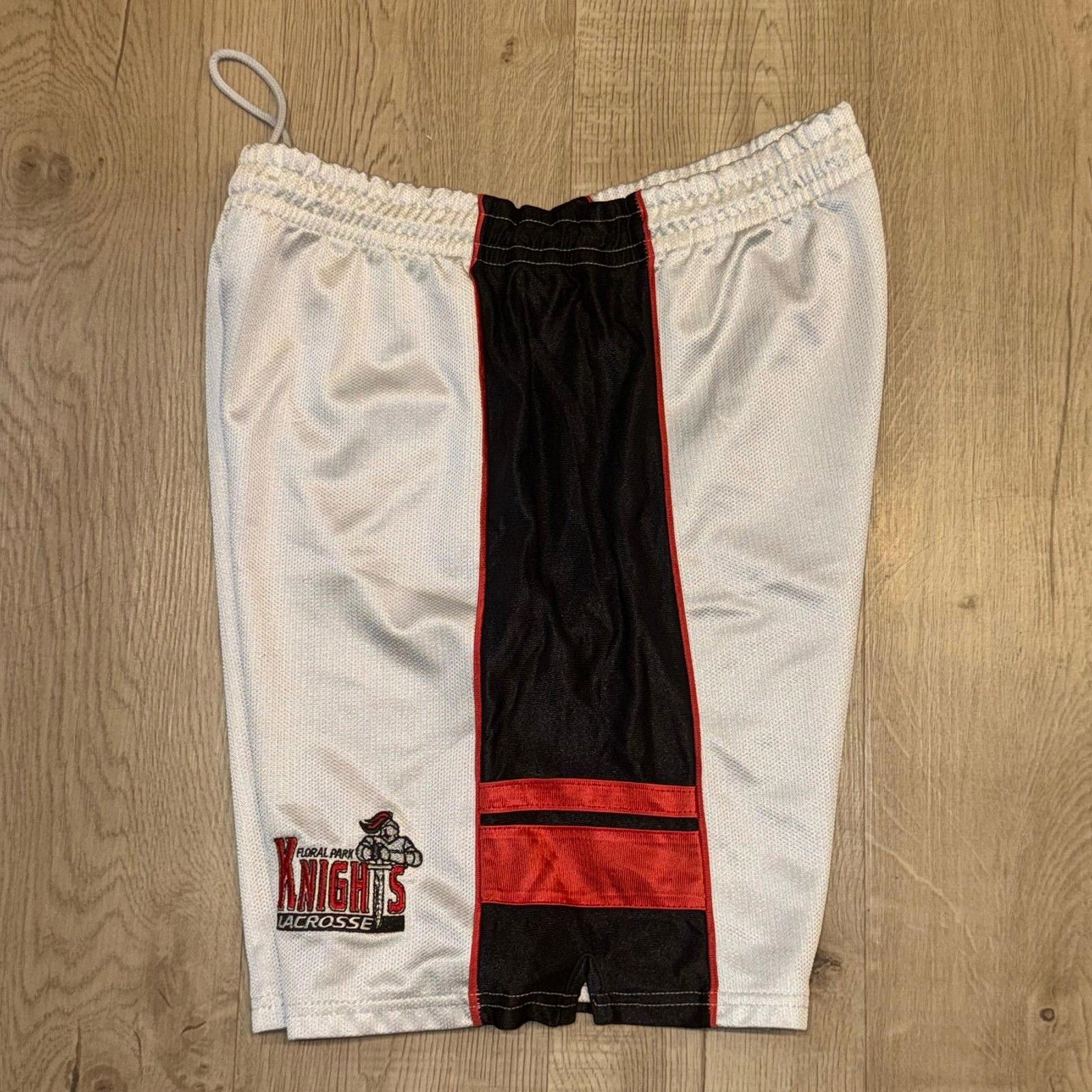 Nike Floral Park Knights Lacrosse Shiny Dazzle Shorts Mens LG Size US 34 / EU 50 - 1 Thumbnail