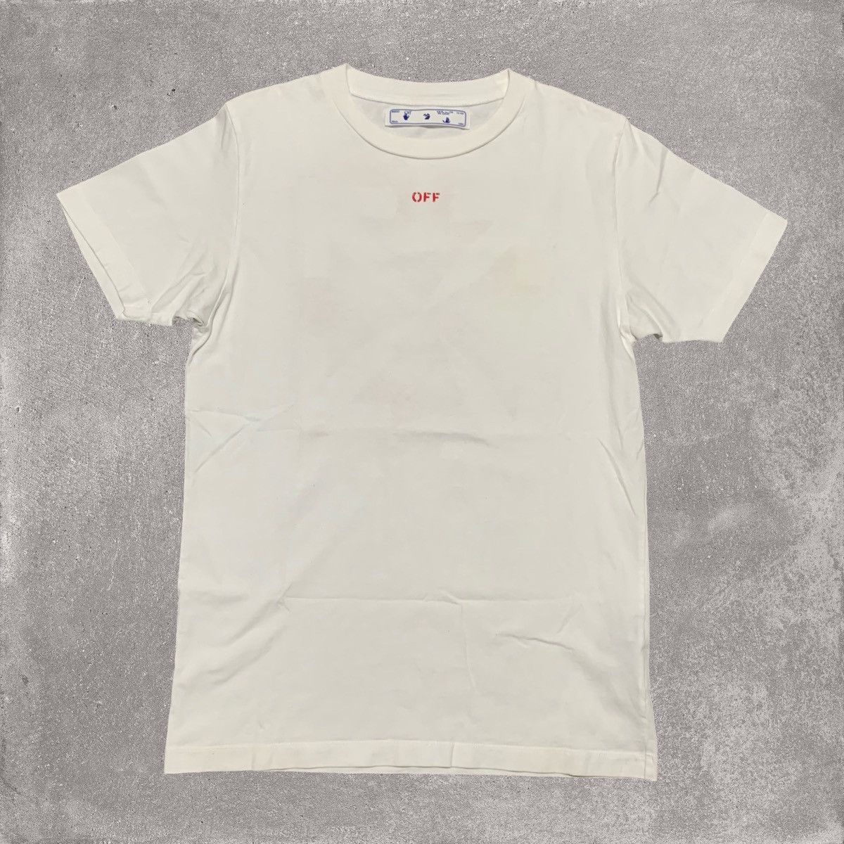 Off-White Off White Small Stencil Arrows White Tee Virgil Abloh Size US S / EU 44-46 / 1 - 2 Thumbnail