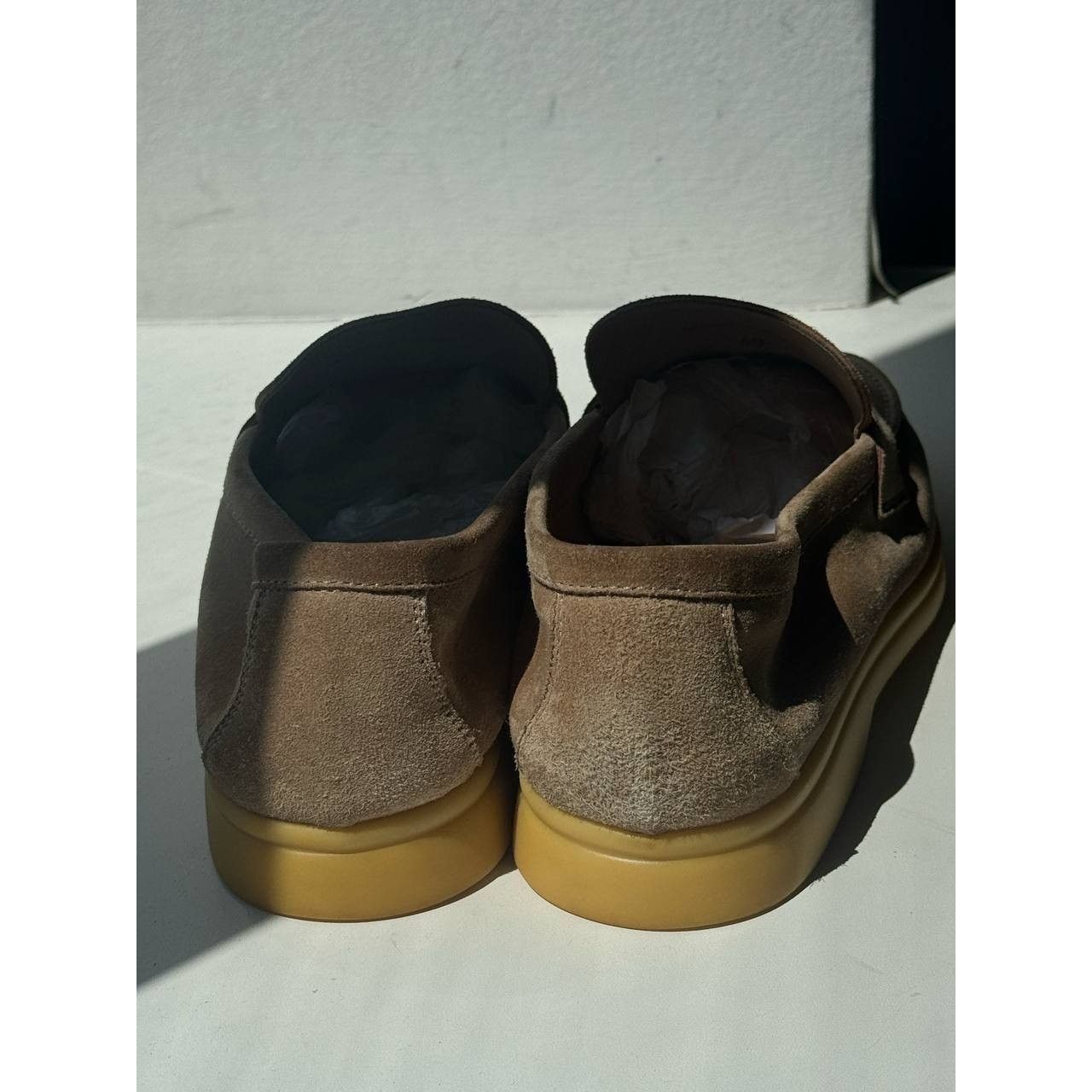 Loro Piana Loro Piana Summer Charms Walk Beige Suede Loafers Sz. 40 Size US 10 / IT 40 - 7 Thumbnail