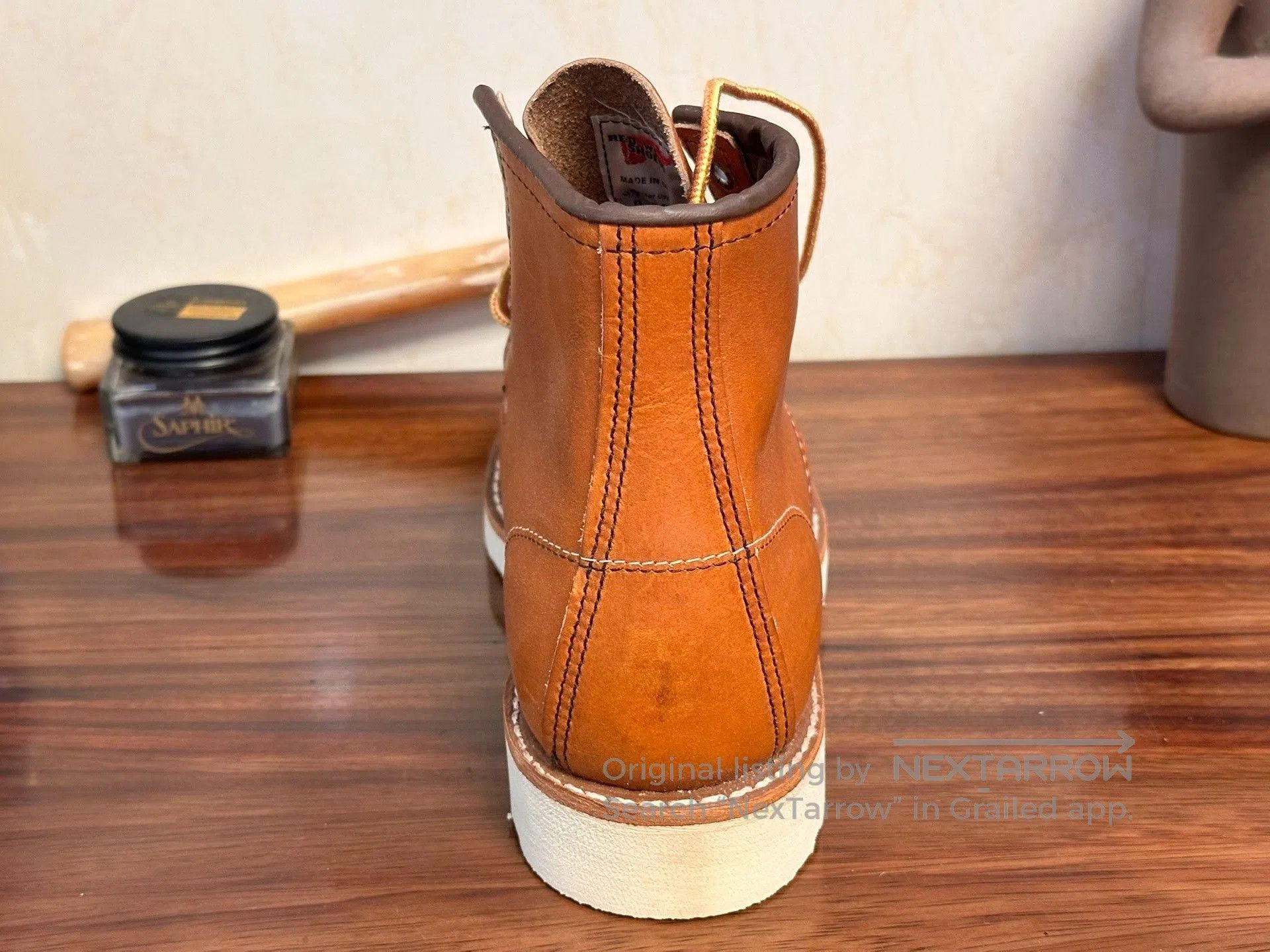 Red Wing Redwing 875 Single Right Boot. Size US 7 / EU 40 - 4 Thumbnail