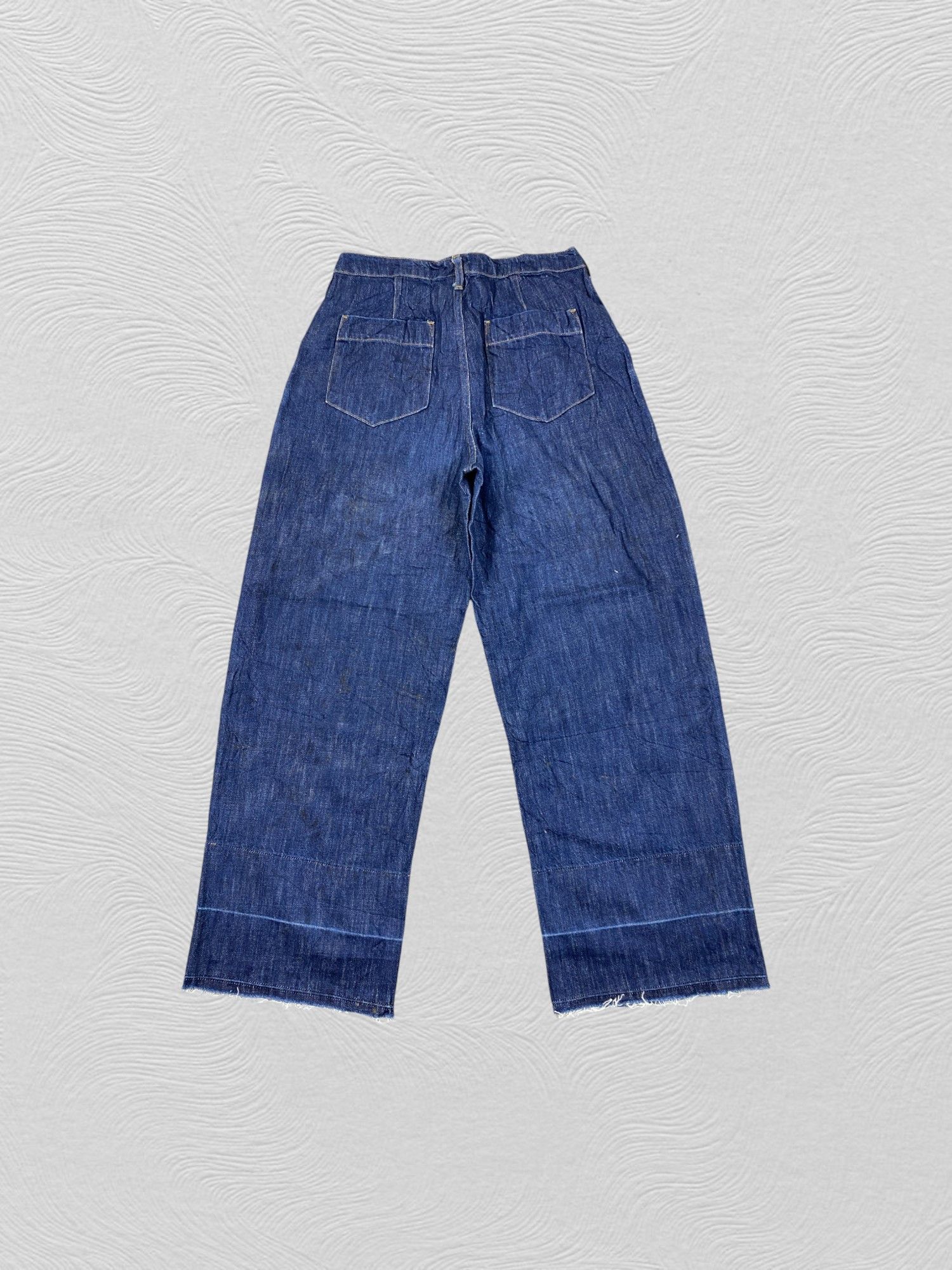 Yohji Yamamoto Vintage Baggy yohji yamamoto style Jeans 28x28 Denim- JN3882 Size US 28 / EU 44 - 2 Thumbnail