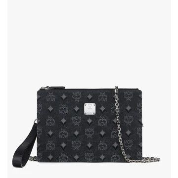 MCM o1mt1gz0426 Size: OS / Aren Flat Pouch in Black Size ONE SIZE - 1 Preview