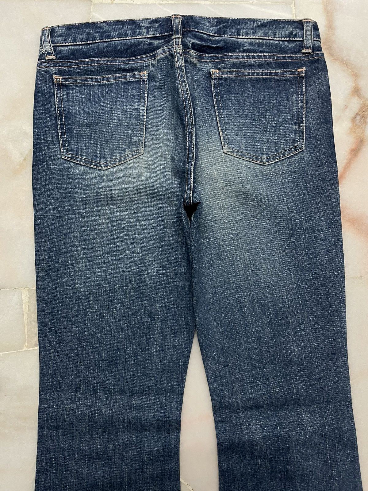 Japanese Brand 💥Flared💥90s Style DMG Mudwash Bell Bottom Sick Jean Japan Size US 29 - 12 Thumbnail
