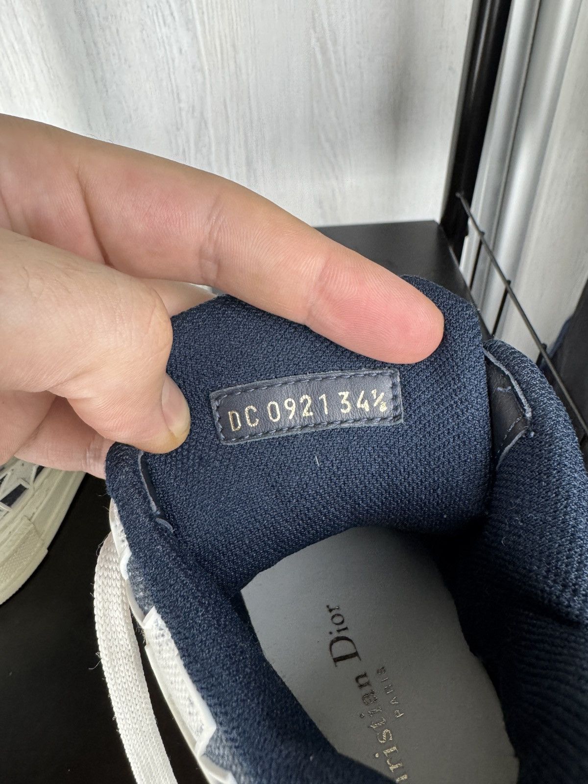 Dior Dior Walk'n'Dior Star Star Lace Up High Top Leather Sneakers Size US 4.5 / IT 34.5 - 17 Thumbnail
