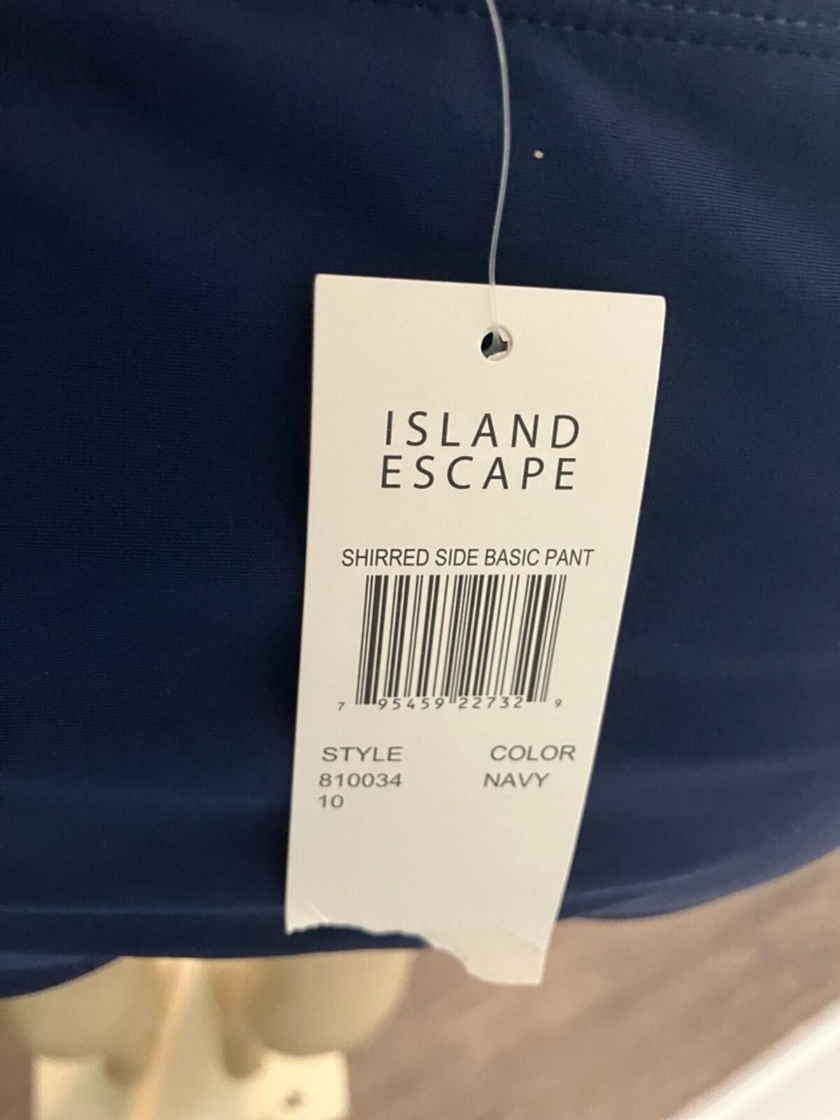 Other Island Escape Navy Blue Women's Bikini Bottom Size ONE SIZE - 2 Thumbnail