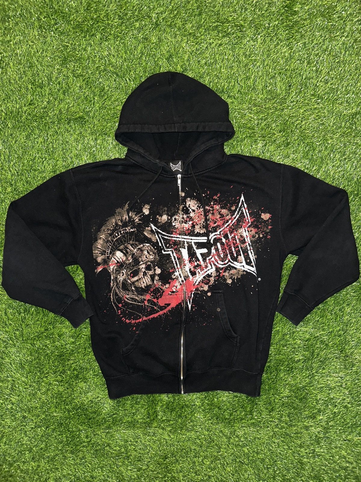 Tapout Tapout hoodie punk y2k grung skate zip up hoodie size Medium Size US M / EU 48-50 / 2 - 1 Thumbnail