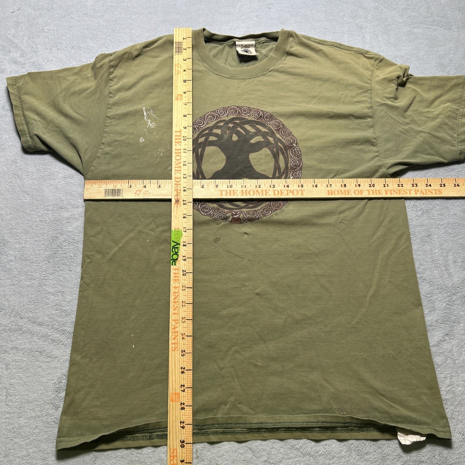 Hanes VTG Keltic Designs Celtic Tree Of Life Mens XL Jen Delyth Size US XL / EU 56 / 4 - 6 Thumbnail
