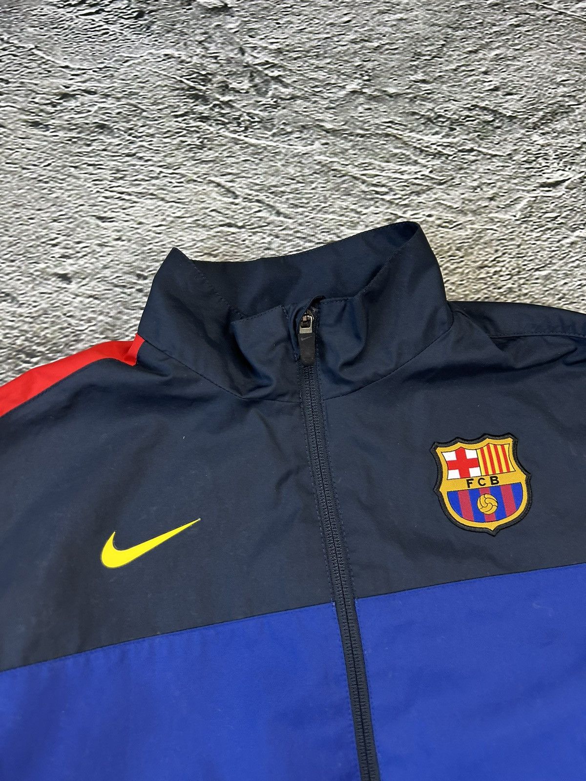 Nike FC Barcelona Nike track suit navy pants jacket Size US S / EU 44-46 / 1 - 3 Thumbnail