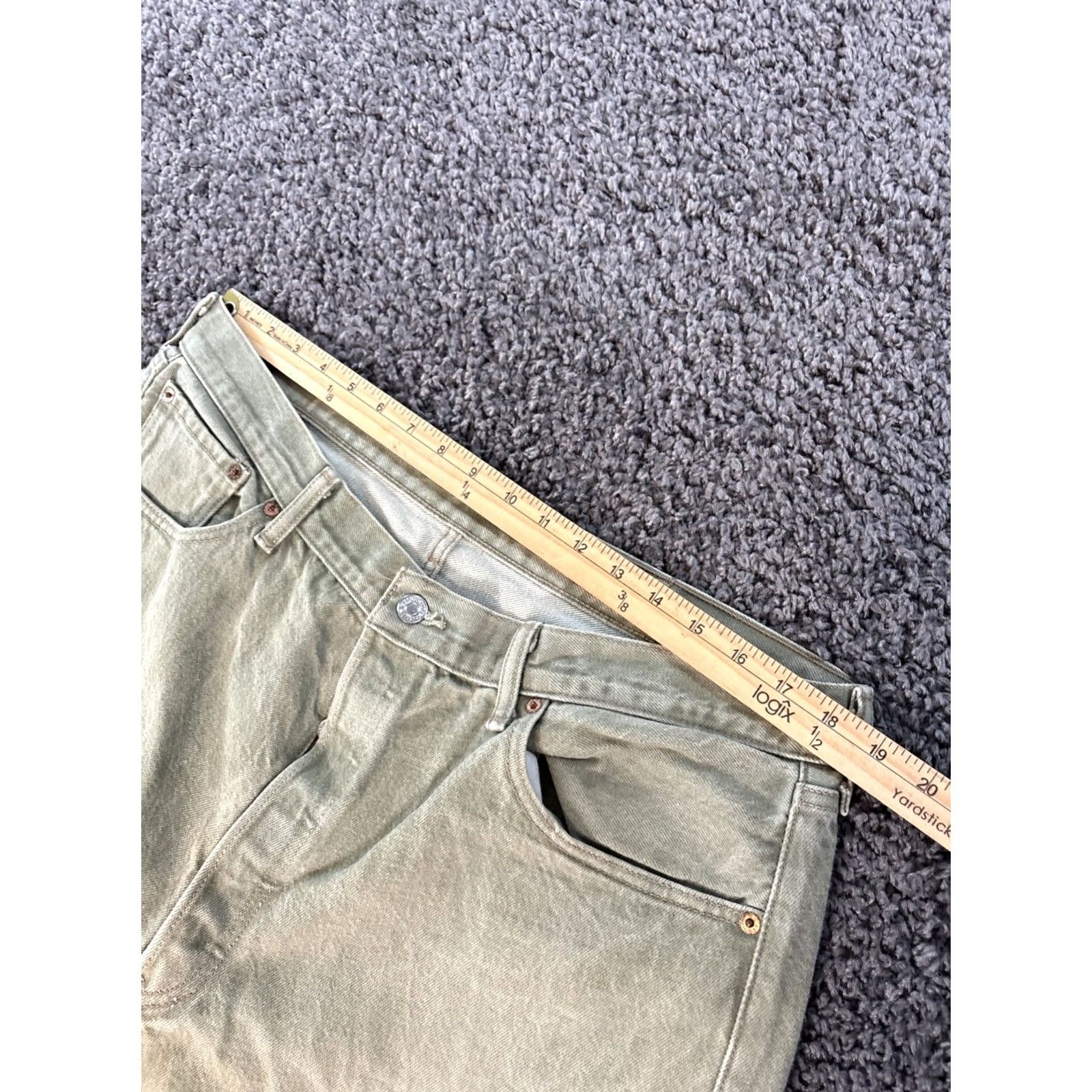 Levi's VINTAGE Levi's 501 Jeans Jeans Men 38x29 Beige Cotton 501 Series Straight Button Fly Denim 90s Cowboy USA Mens Size US 38 / EU 54 - 5 Thumbnail