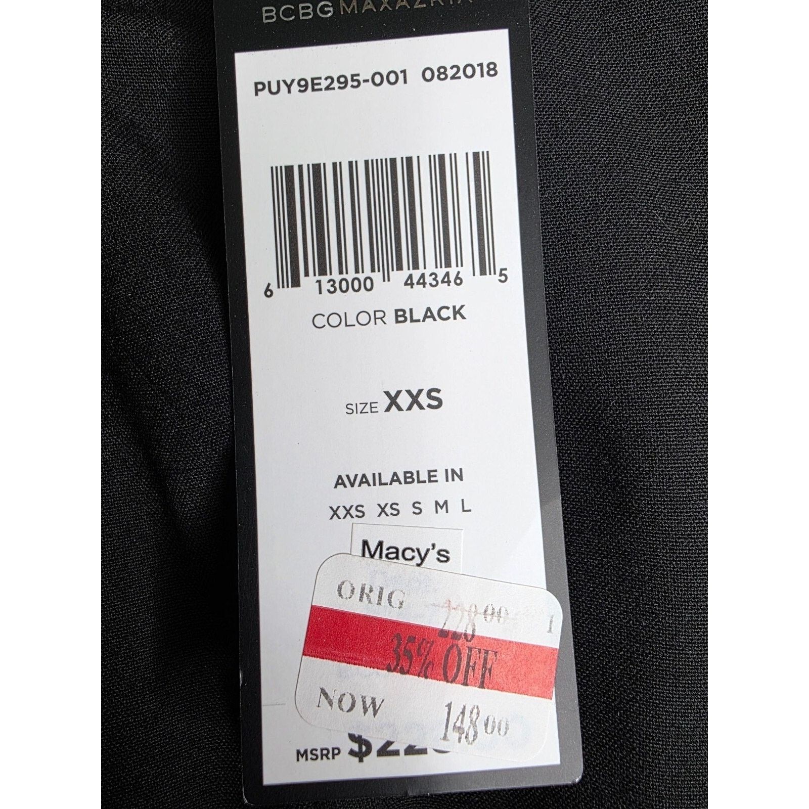Bcbgmaxazria BCBGMAXAZRIA - Sleeveless Romper Black - XXS Size 24" / US 00 / IT 34 - 16 Thumbnail