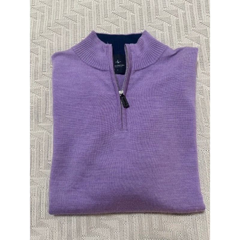 Tailorbyrd Tailor Byrd purple quarter zip pullover size L Size US L / EU 52-54 / 3 - 1 Thumbnail