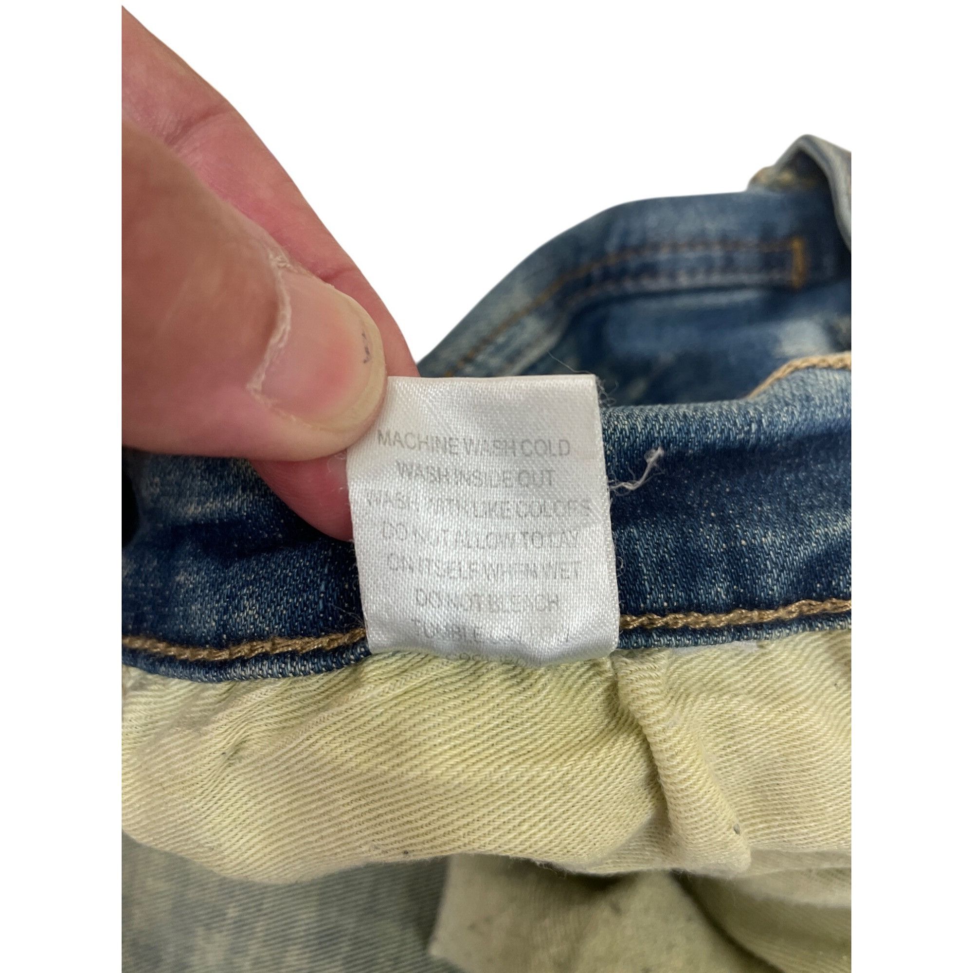 Other Industrial Indigo Mens Blue Distressed Cargo Jeans Pants Siz Size US 38 / EU 54 - 7 Thumbnail