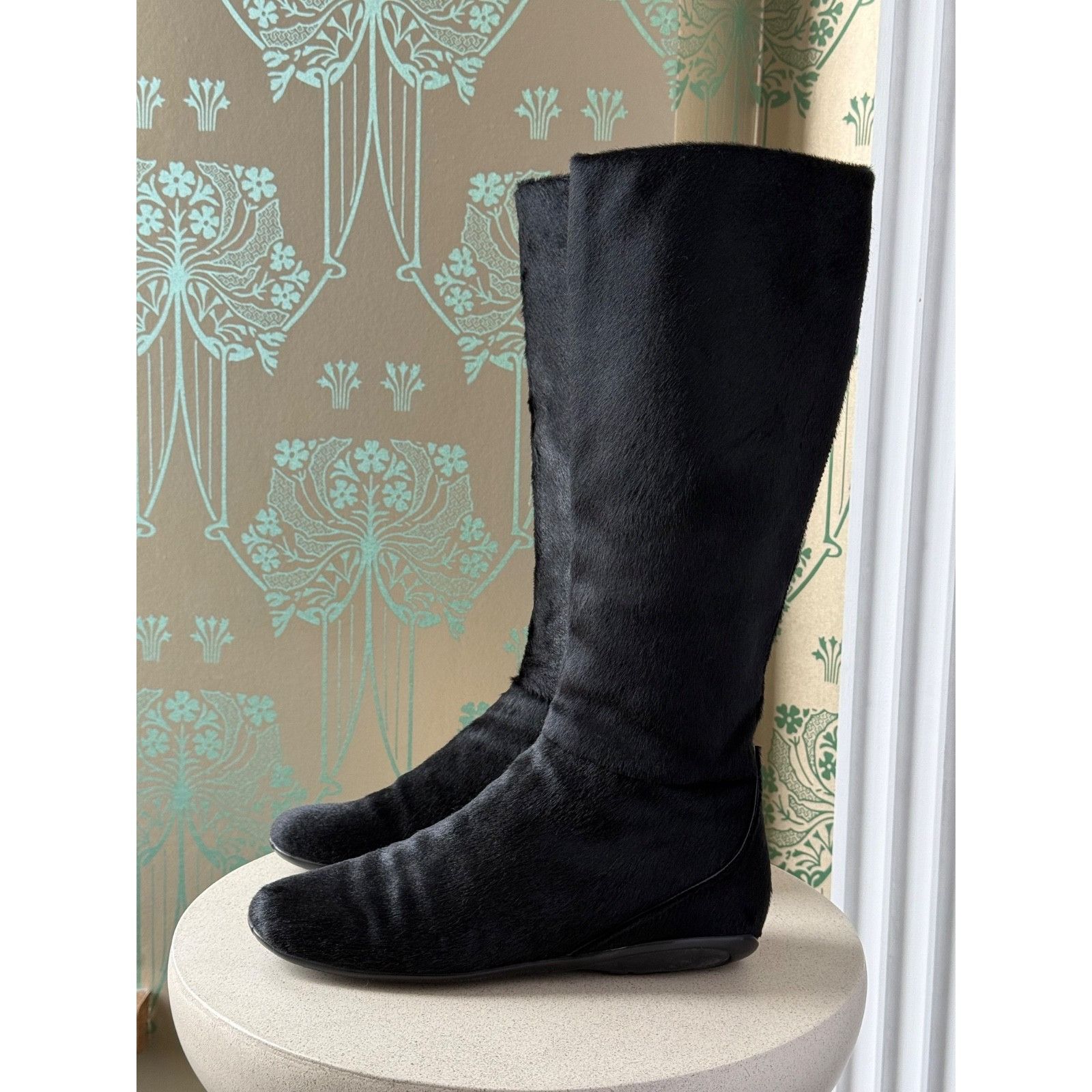 Prada Vintage Prada Pony Style Calfskin Riding Boots 36 / 6 Size US 6 / IT 36 - 5 Thumbnail